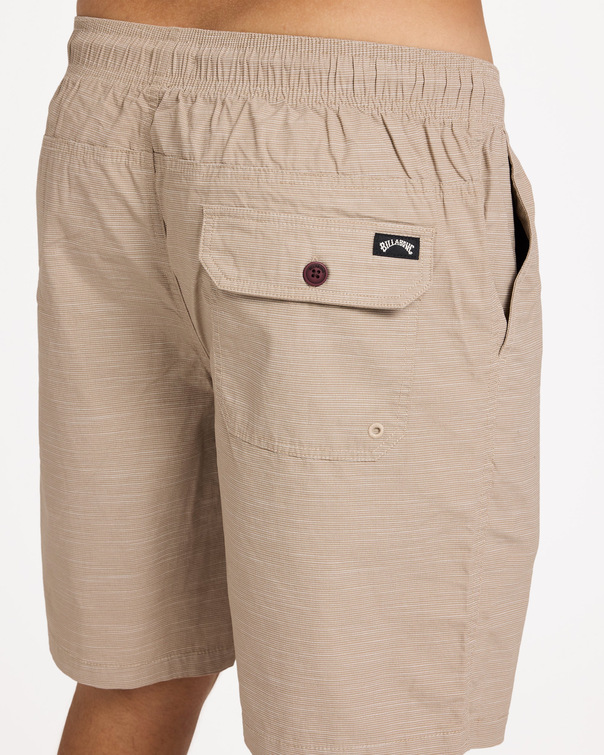 Mens Slub Elastic 21" Shorts