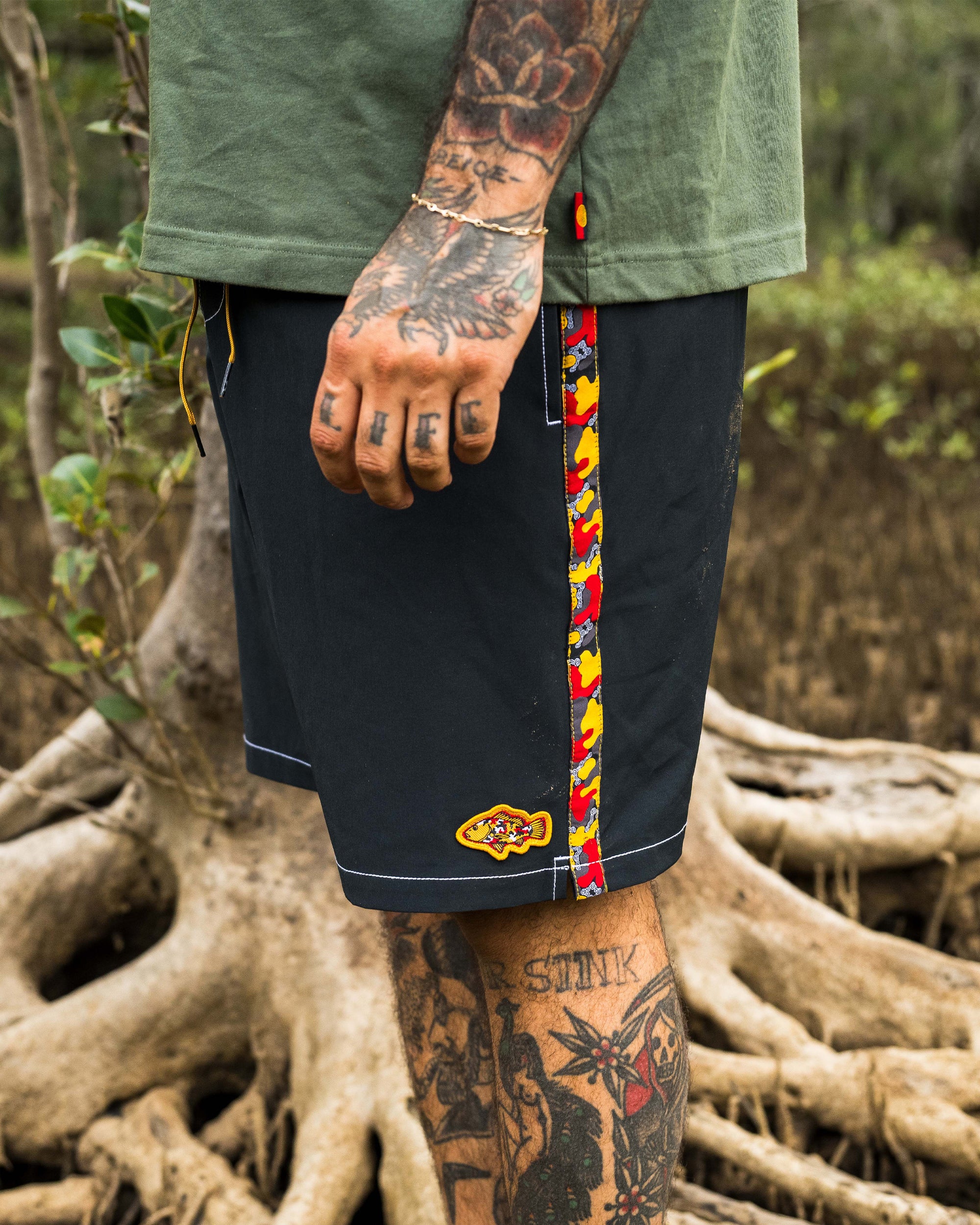 Mens Otis Estuary Layback 17" Boardshorts