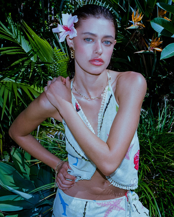 Womens Lottie Hall Woven Tank Top