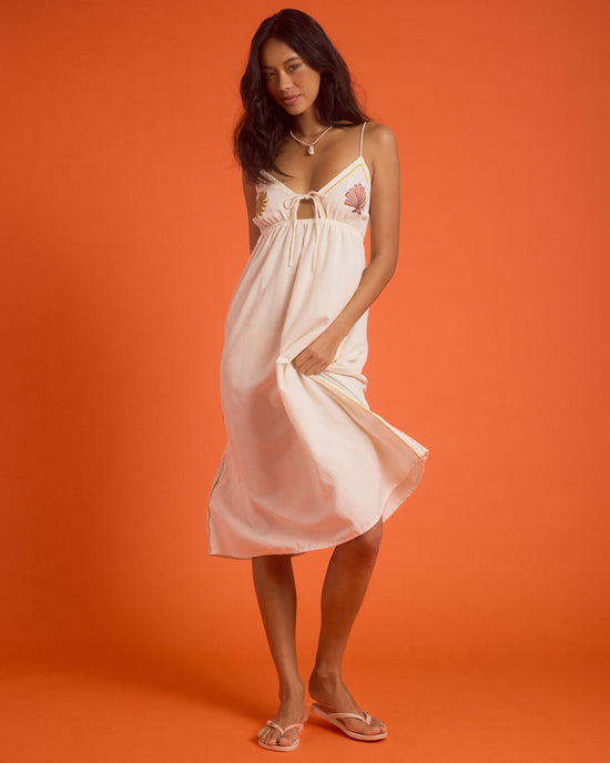 Womens Wave Haze Midi Dress