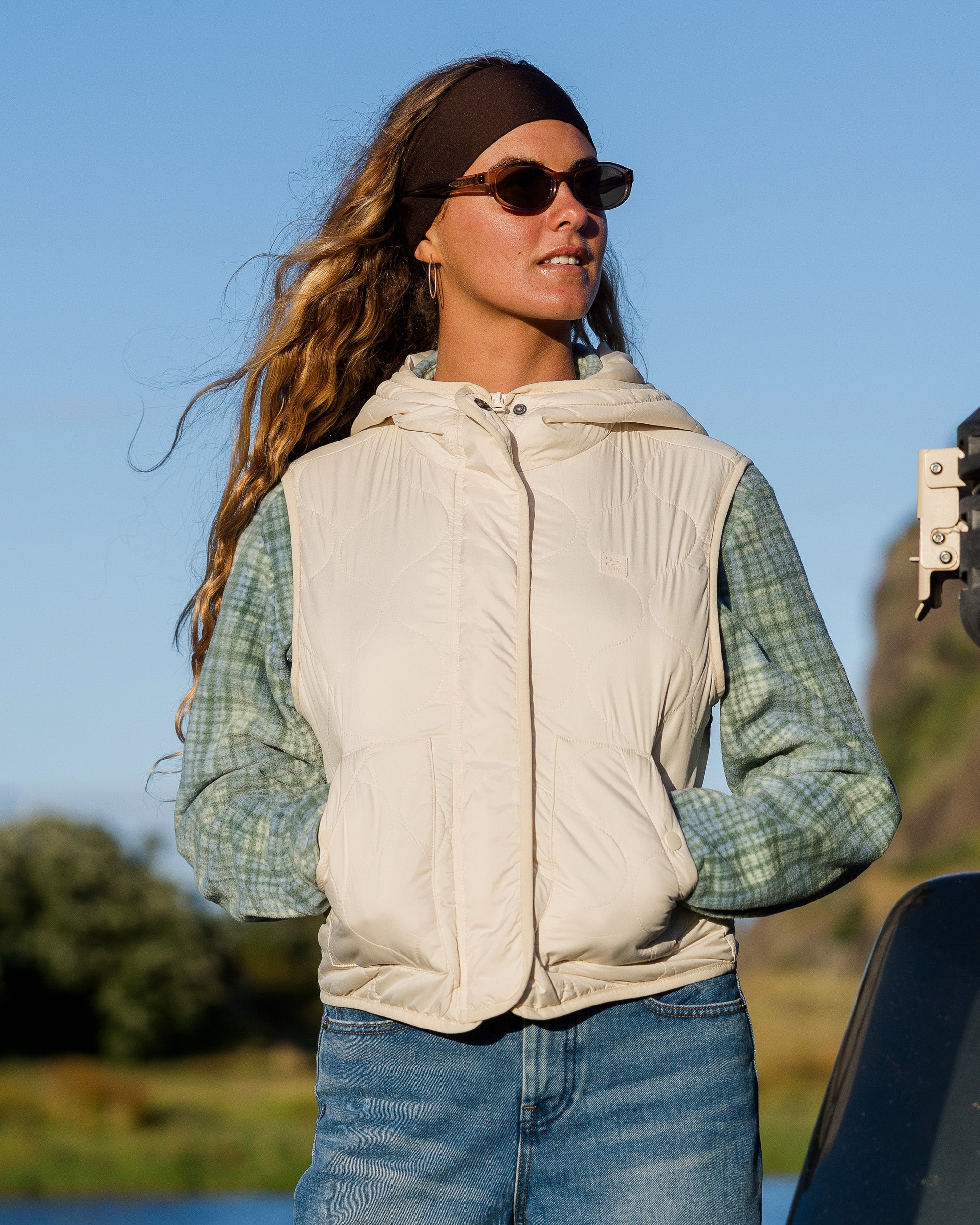 Womens Cliffs Quilted Lightweight Vest