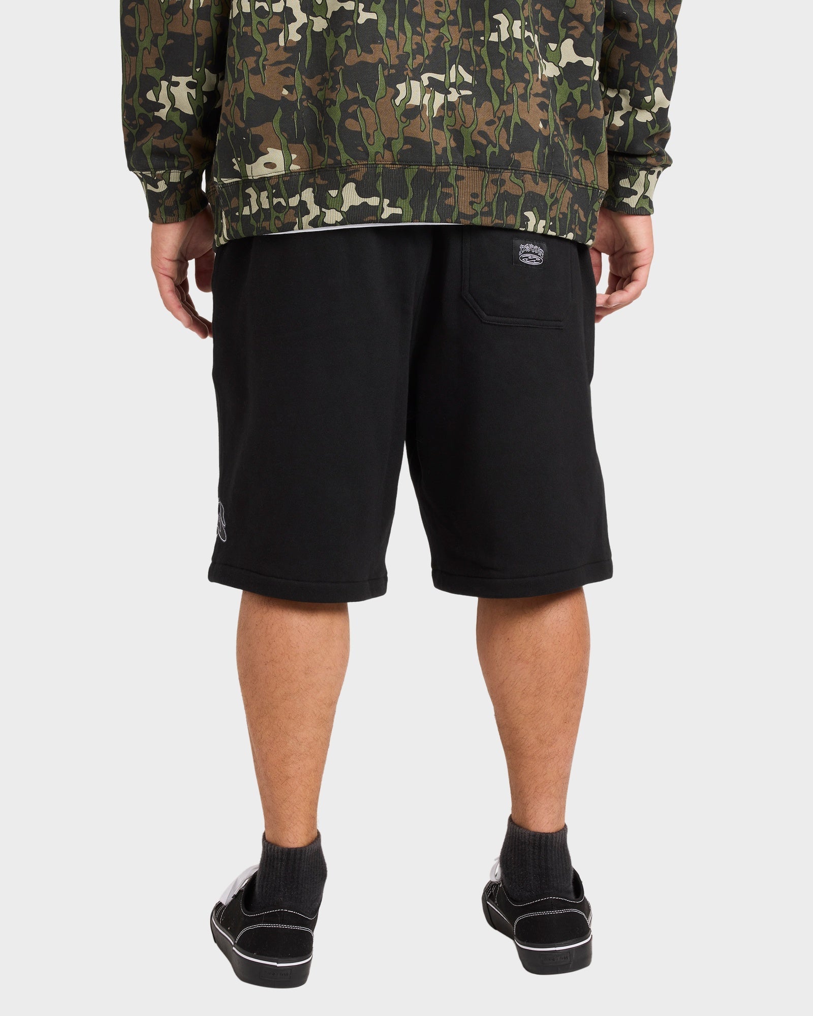 Mens Bad Dog Fleece Walkshorts