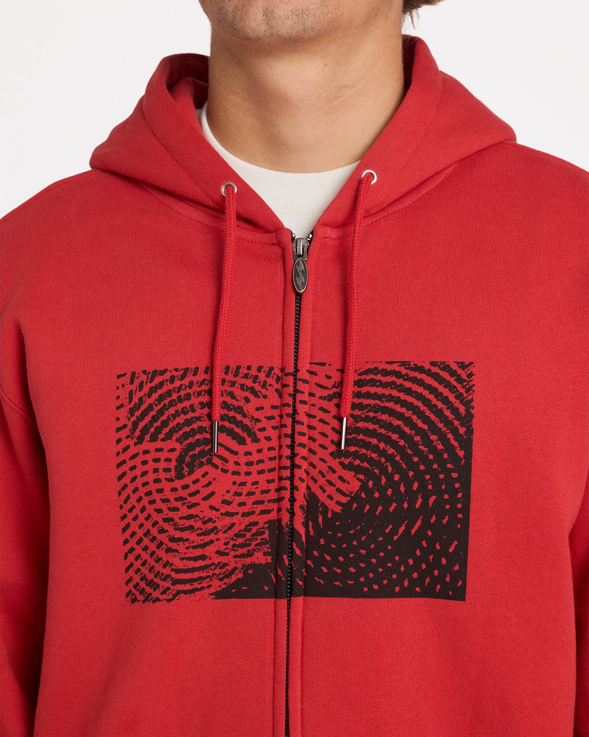 Mens Otis Canvas Zip Up Hoodie
