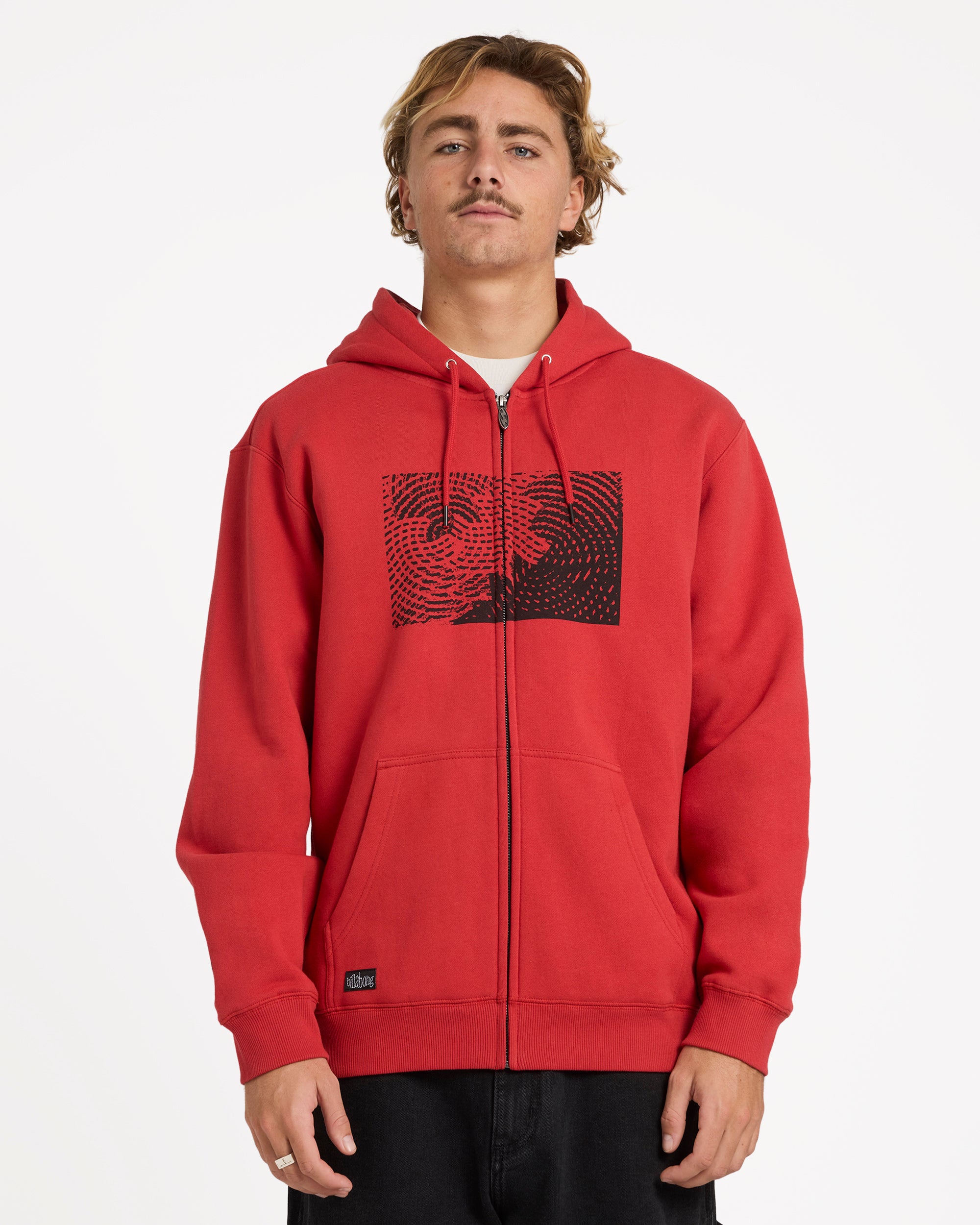Mens Otis Canvas Zip Up Hoodie