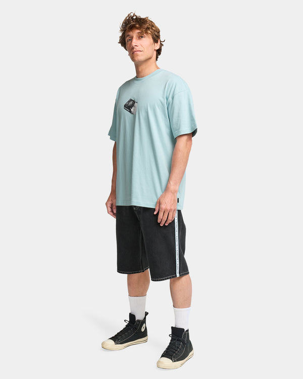 Mens Spec 73 Signals Denim Shorts