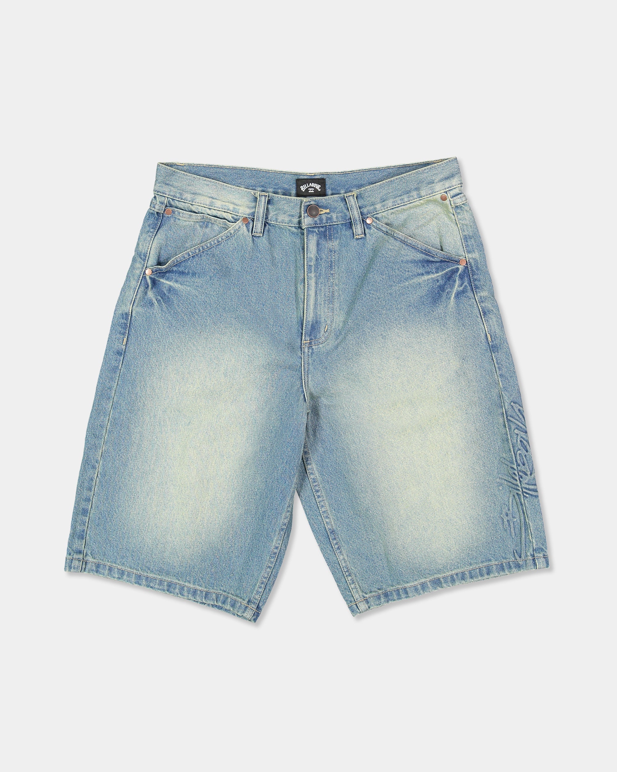 Mens Script Smoko Denim 22" Shorts