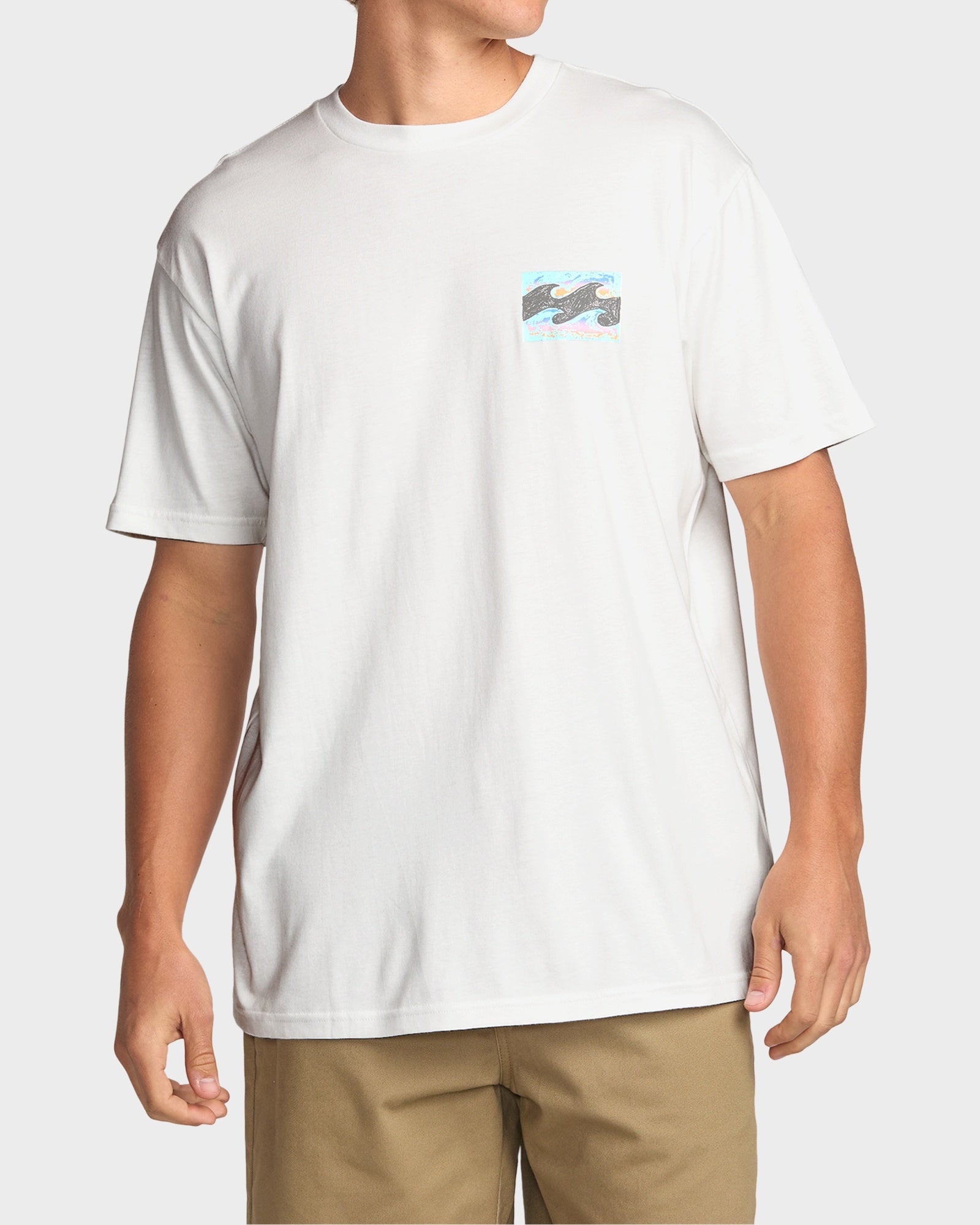 Mens Crayon Wave Premium T-Shirt