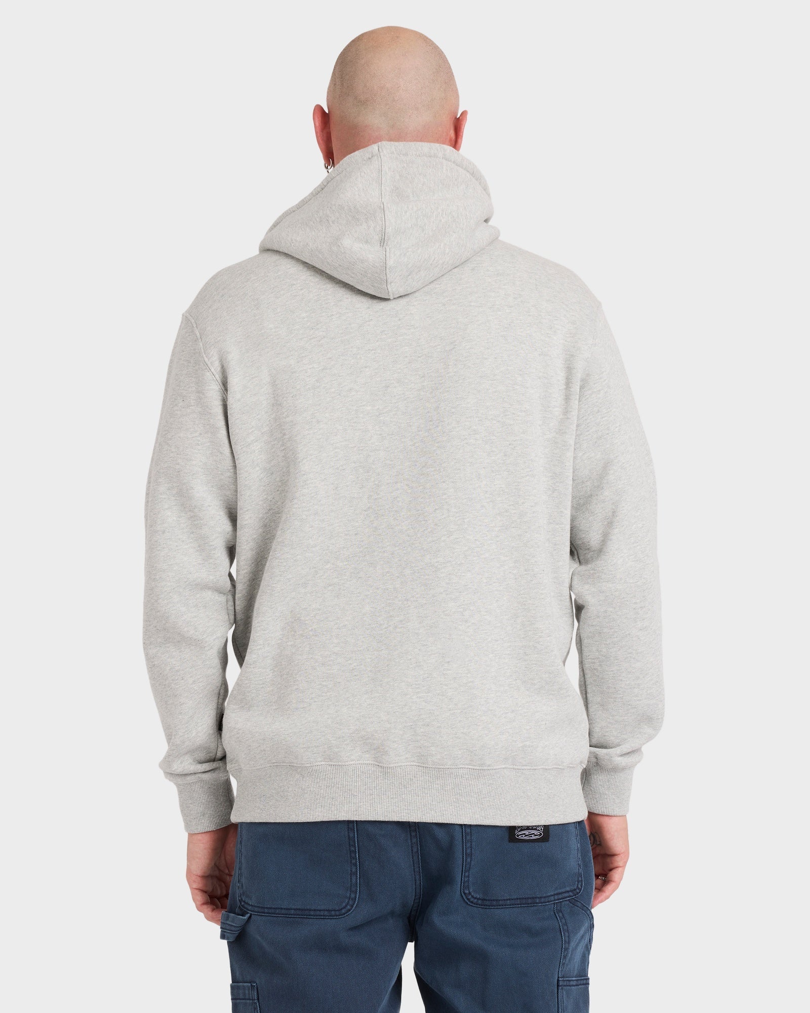 Mens Bad Dog Arch Zip Up Hoodie