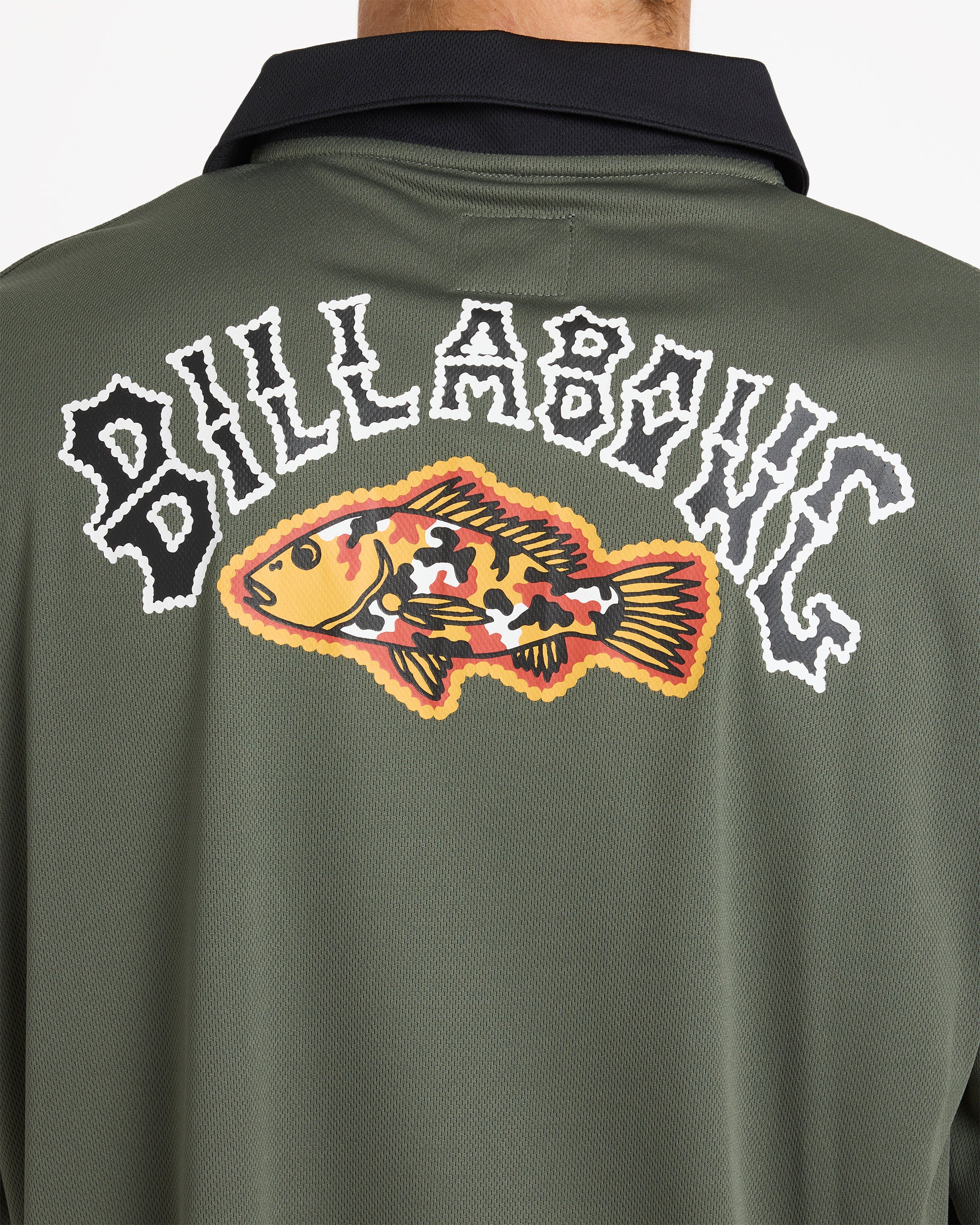 Mens Otis Mangrove Fisho Long Sleeve Rash Vest