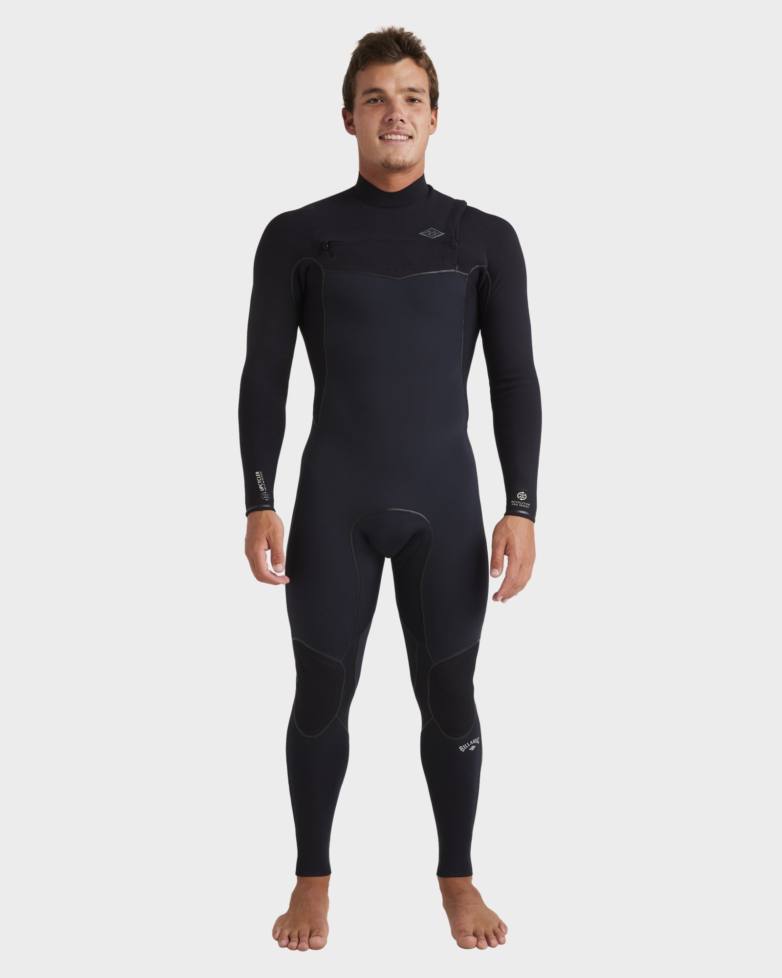 Mens 3/2mm Revolution Chest Zip Steamer Wetsuit