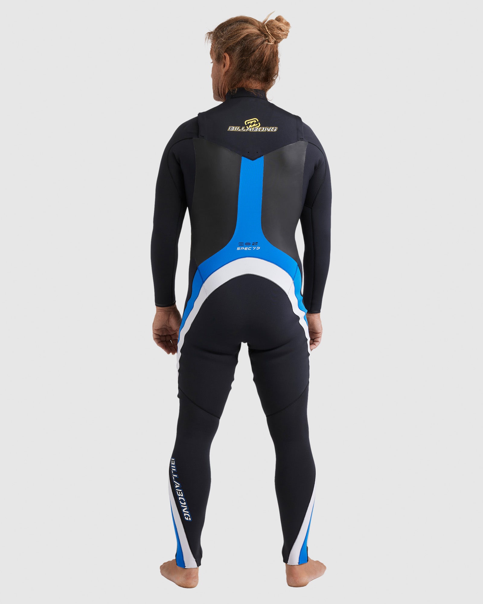 Mens 3/2mm Oscillator Chest Zip Steamer Wetsuit