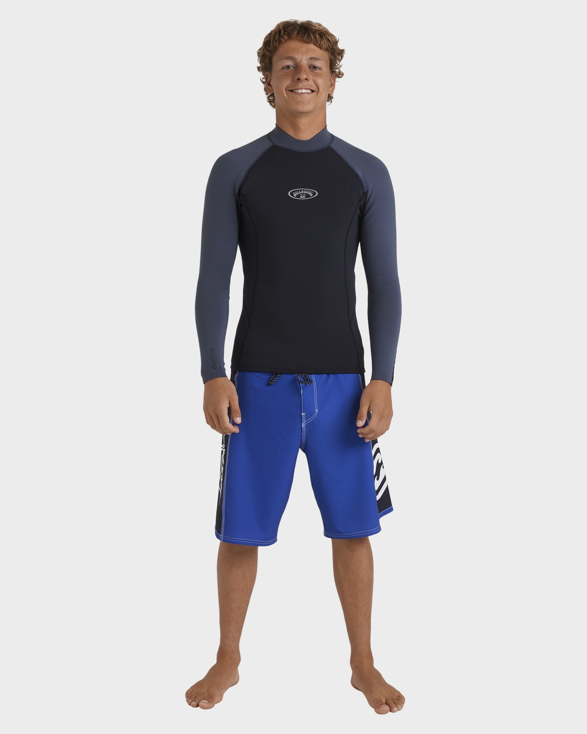 Mens 1/1mm Absolute Natural Long Sleeve Wetsuit Top