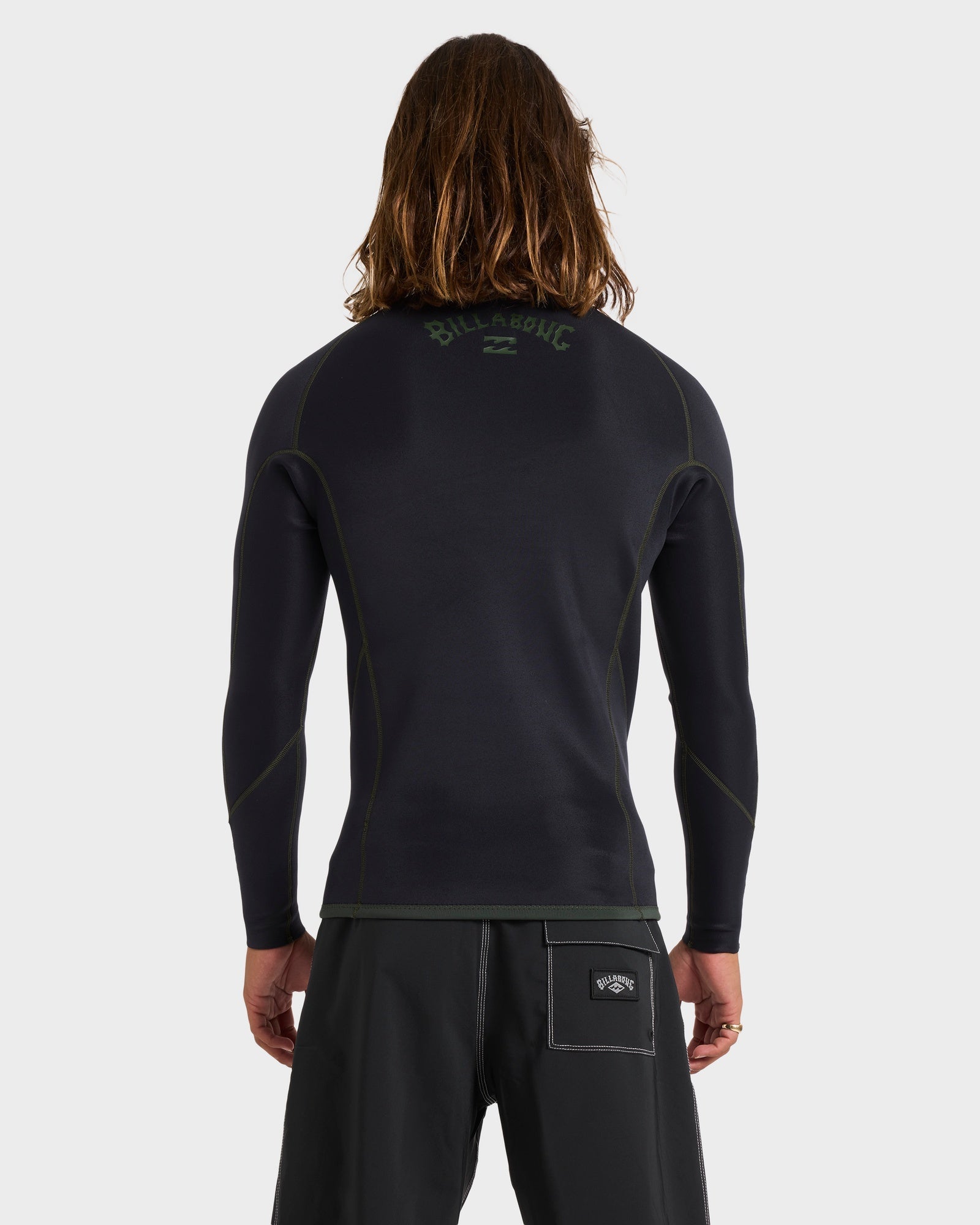 Mens 1/1mm Absolute Natural Long Sleeve Wetsuit Top
