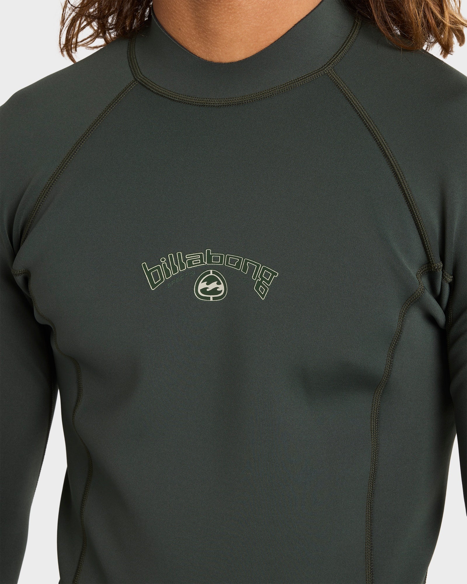 Mens 1/1mm Absolute Natural Long Sleeve Wetsuit Top