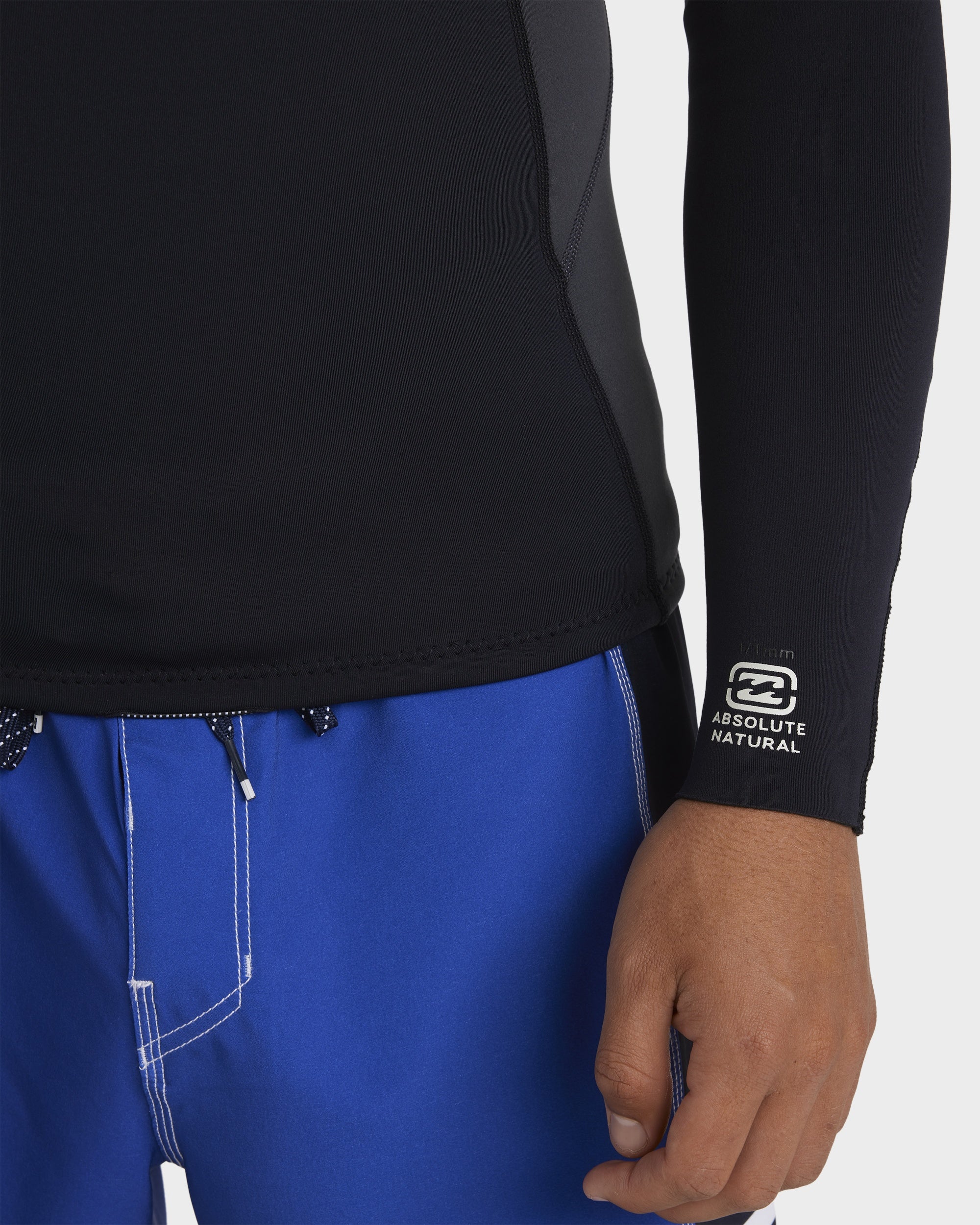 Mens 1/1 mm Absolute Natural Long Sleeve Wetsuit Jacket