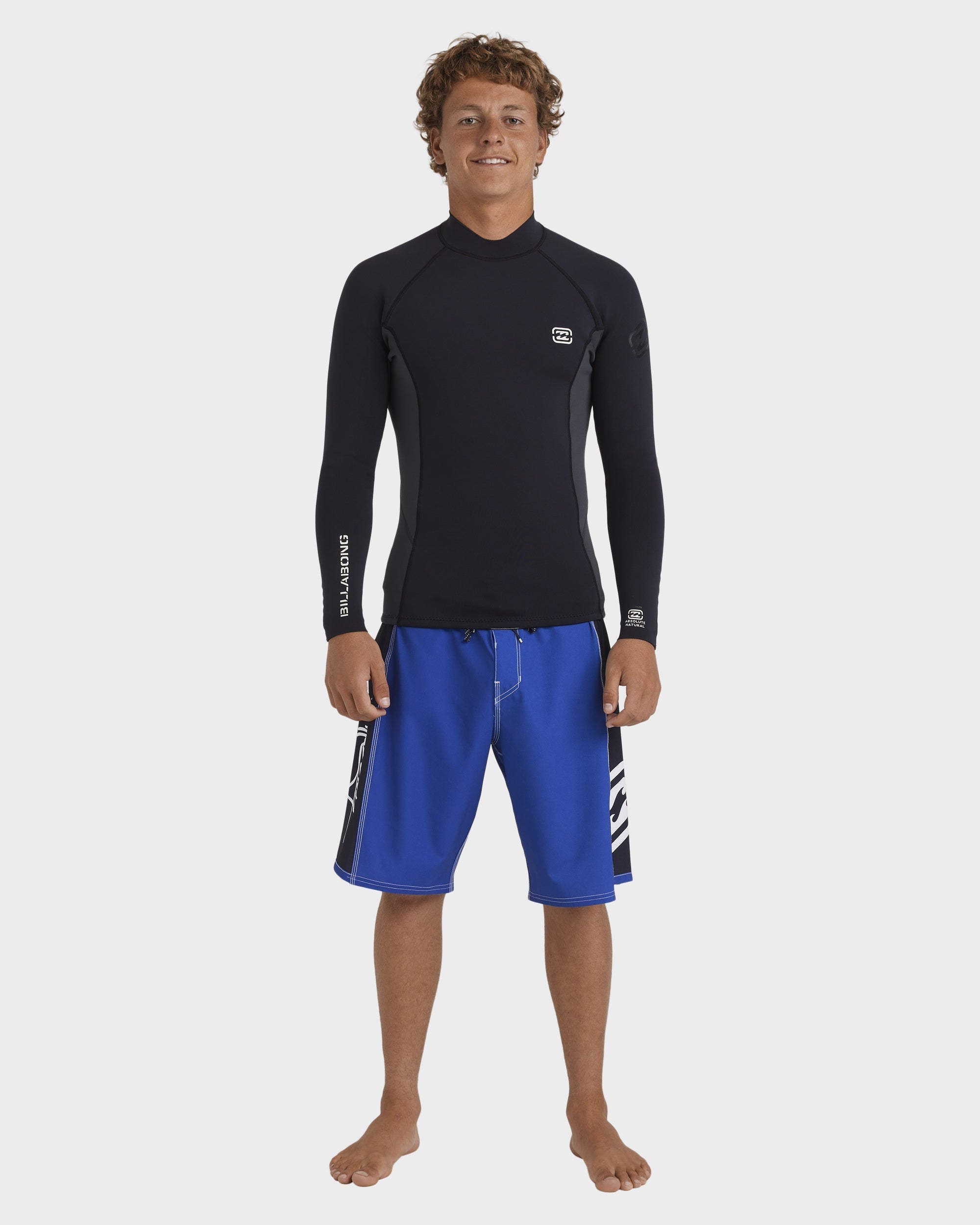Mens 1/1 mm Absolute Natural Long Sleeve Wetsuit Jacket
