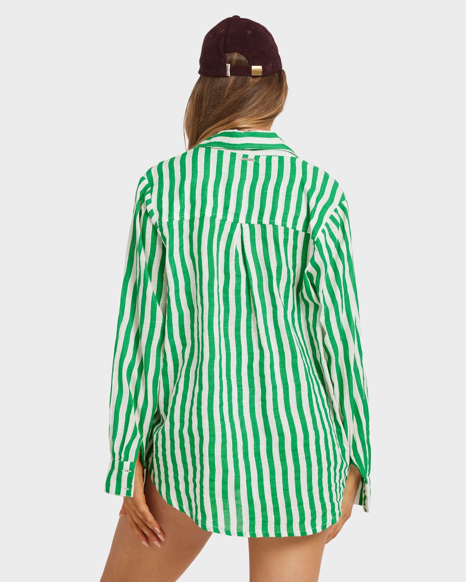 Womens Kelly Stripe Swell Long Sleeve Shirt