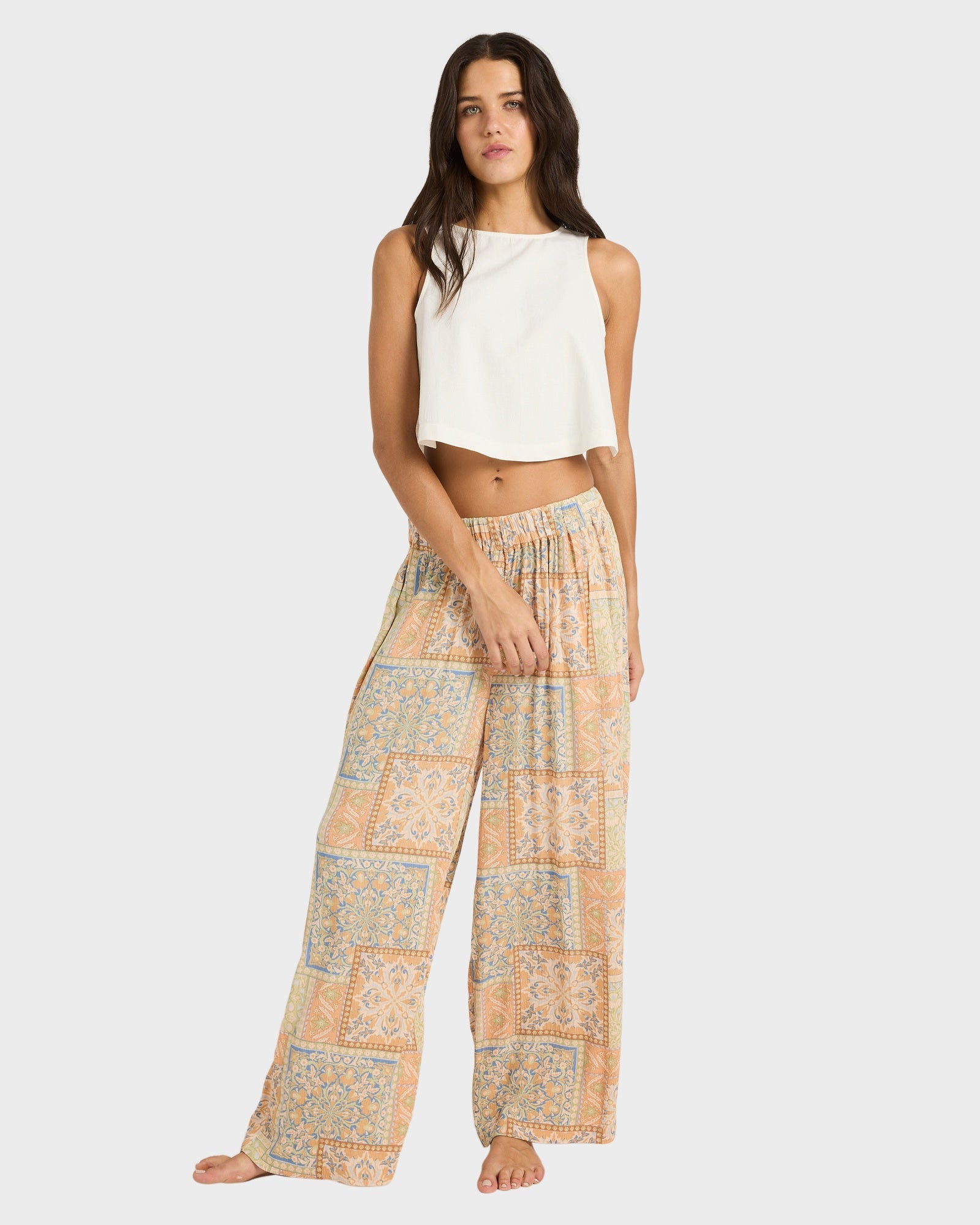 Womens So Breezy Woven Top