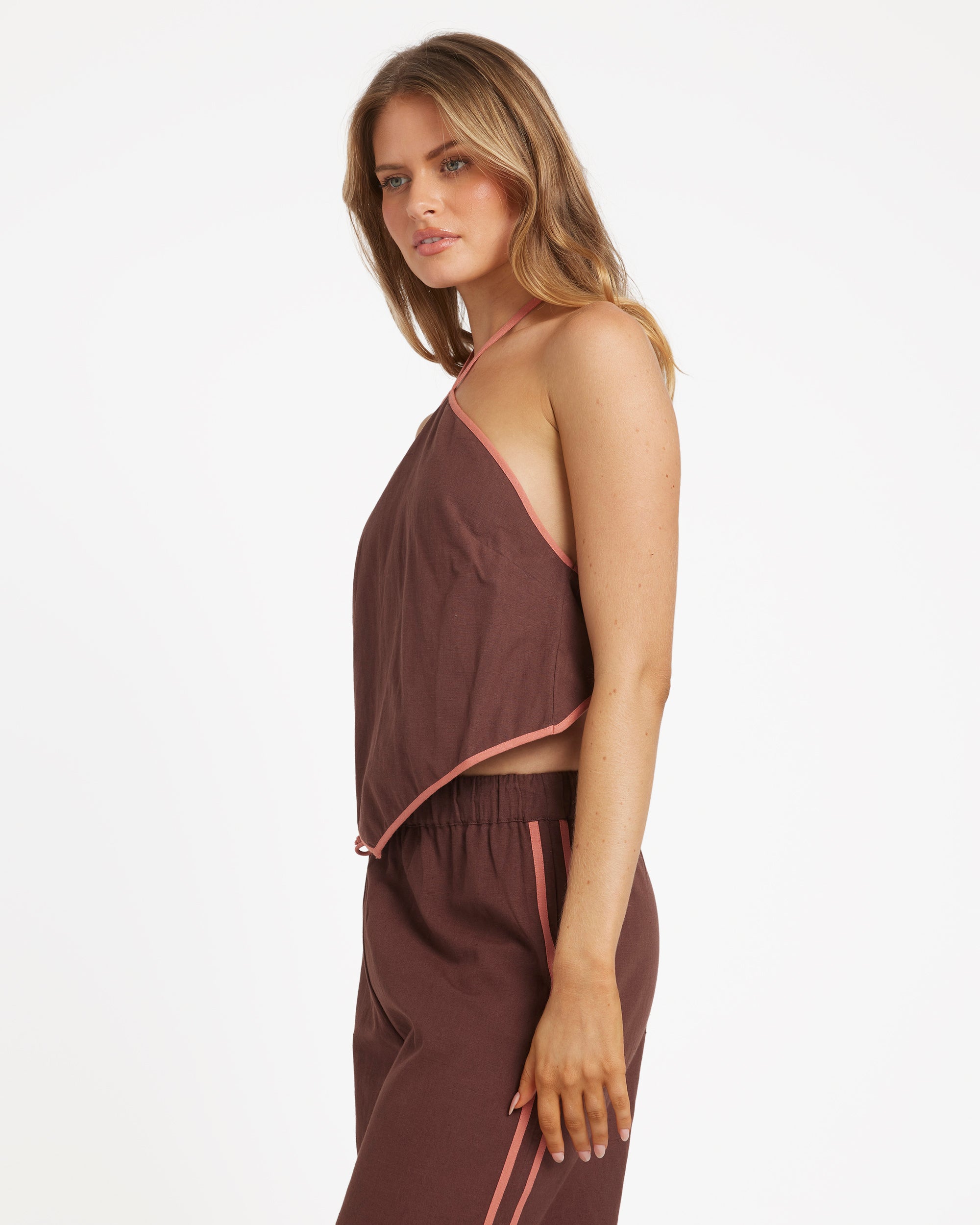 Womens Coastal Crush Halter Top