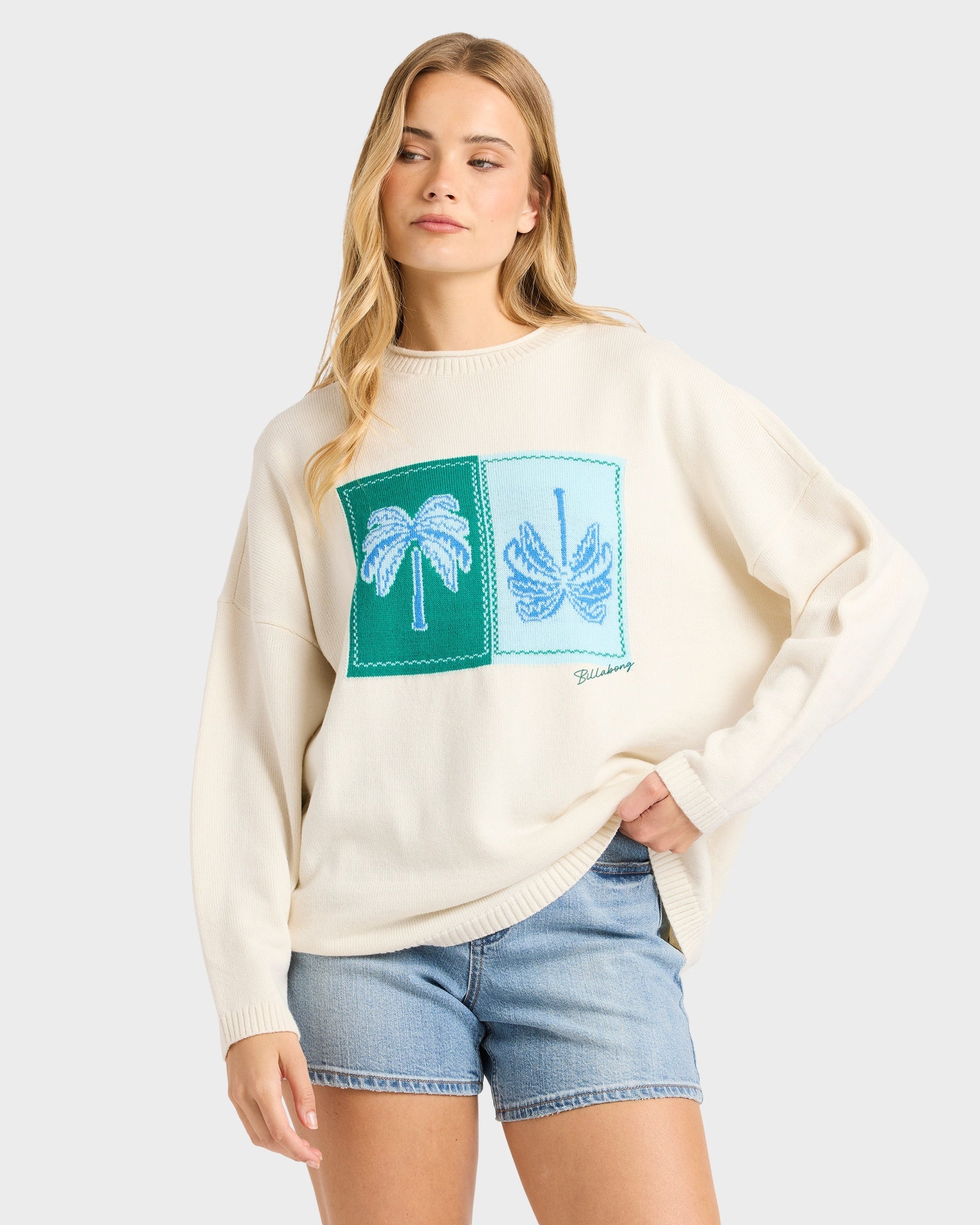 Womens Double Take Sweater