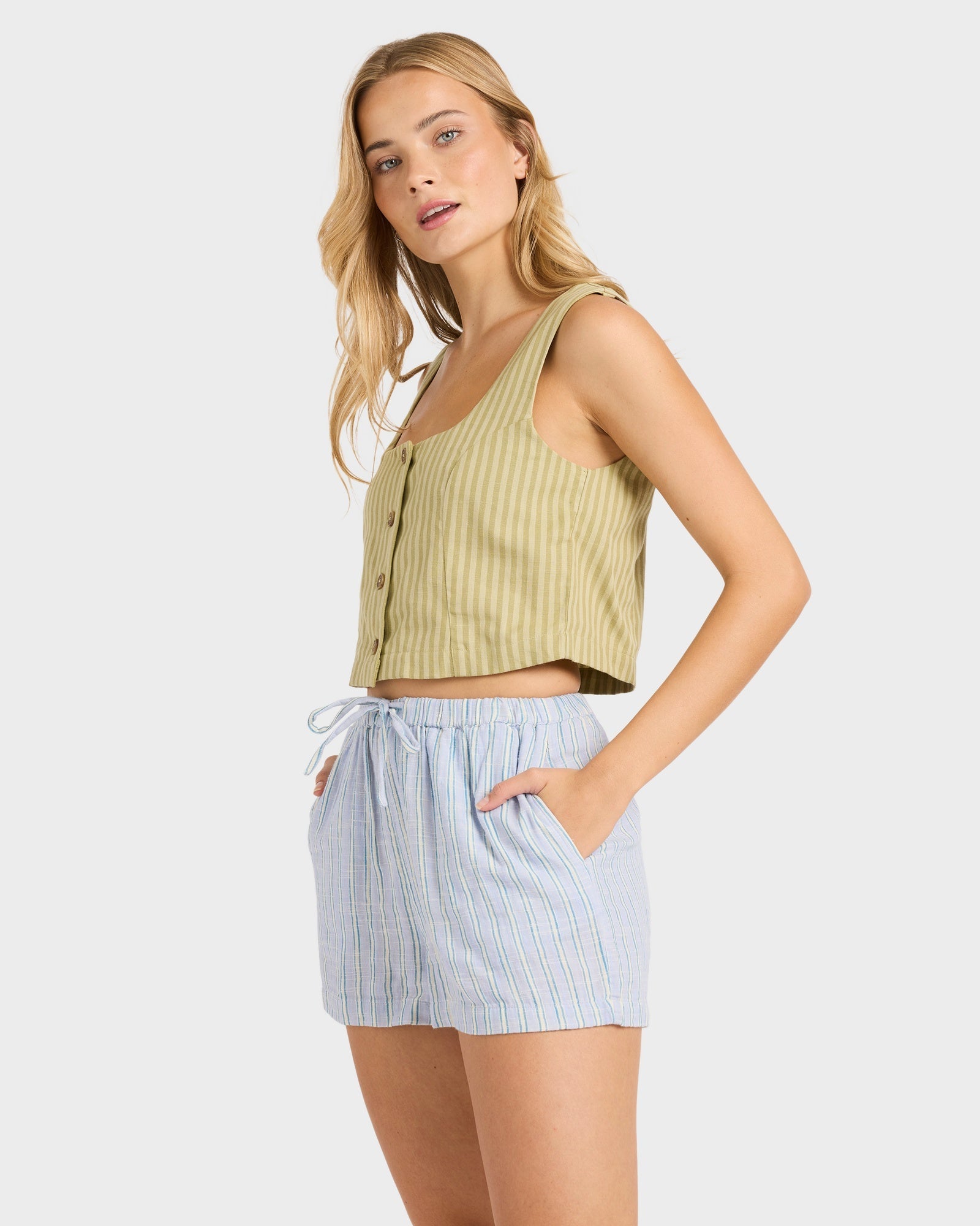 Womens Wanderer Printed Elastic Pants