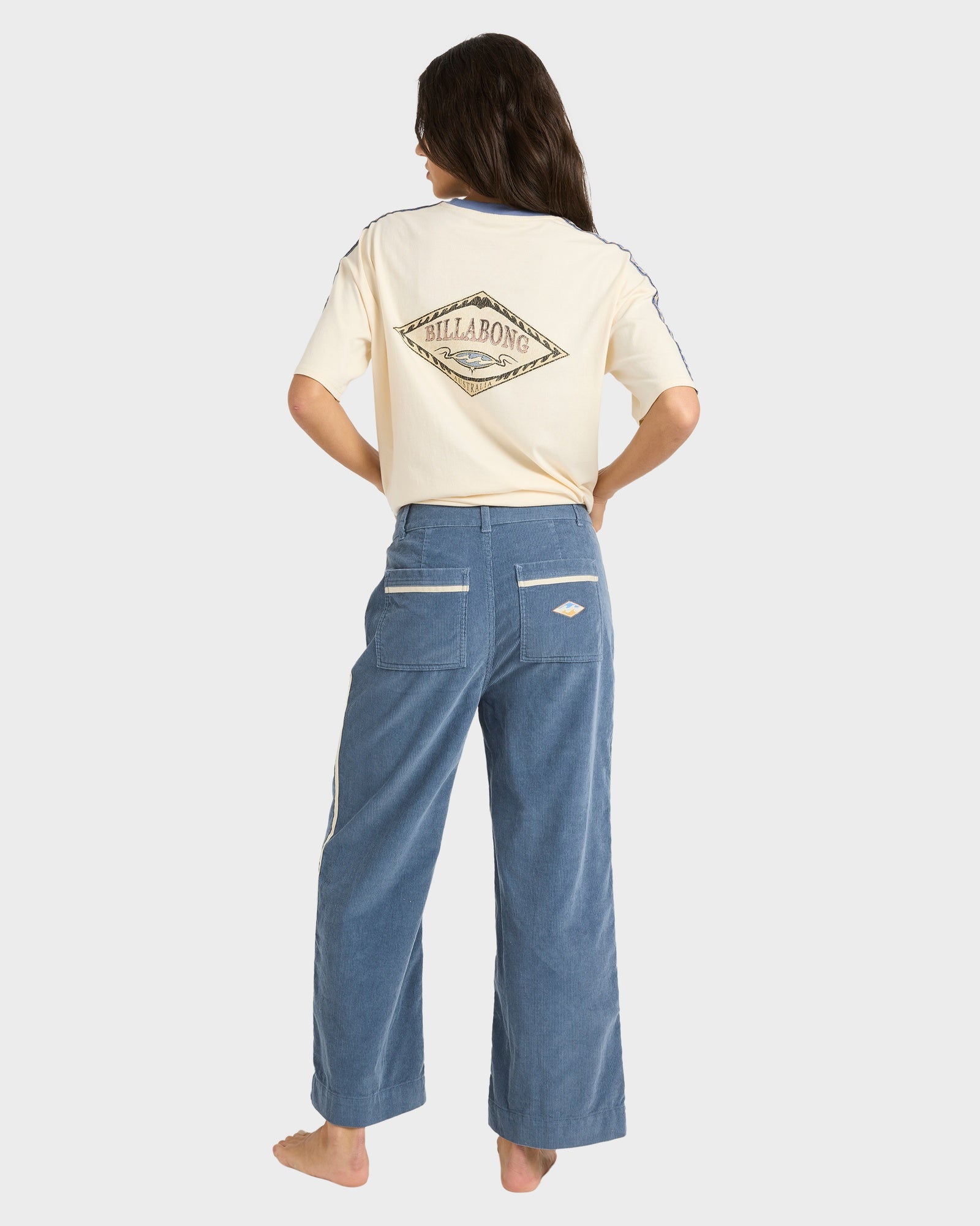 Womens Sea Tone Corduroy Pants
