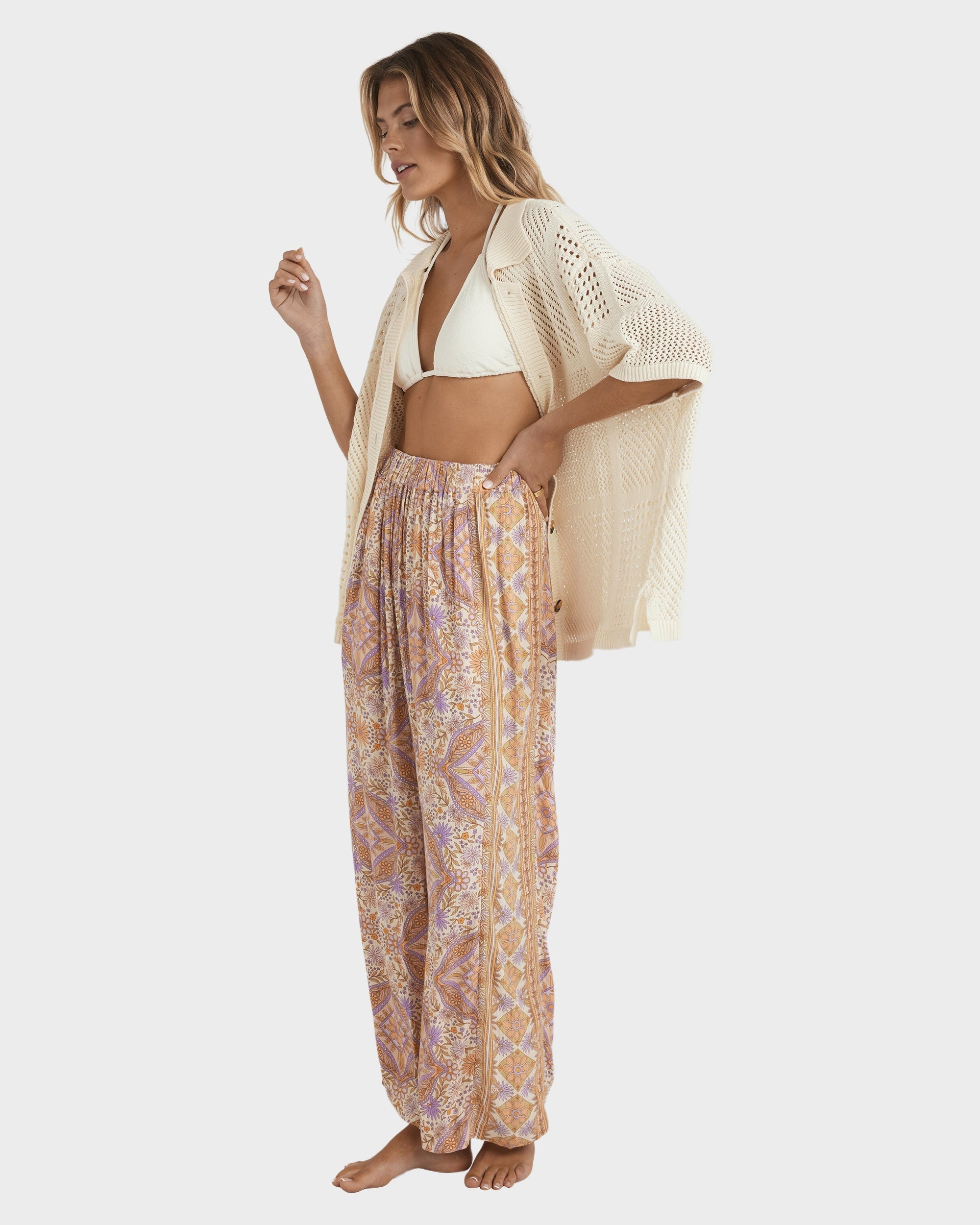 Womens Just For You Elastic Waist Pants