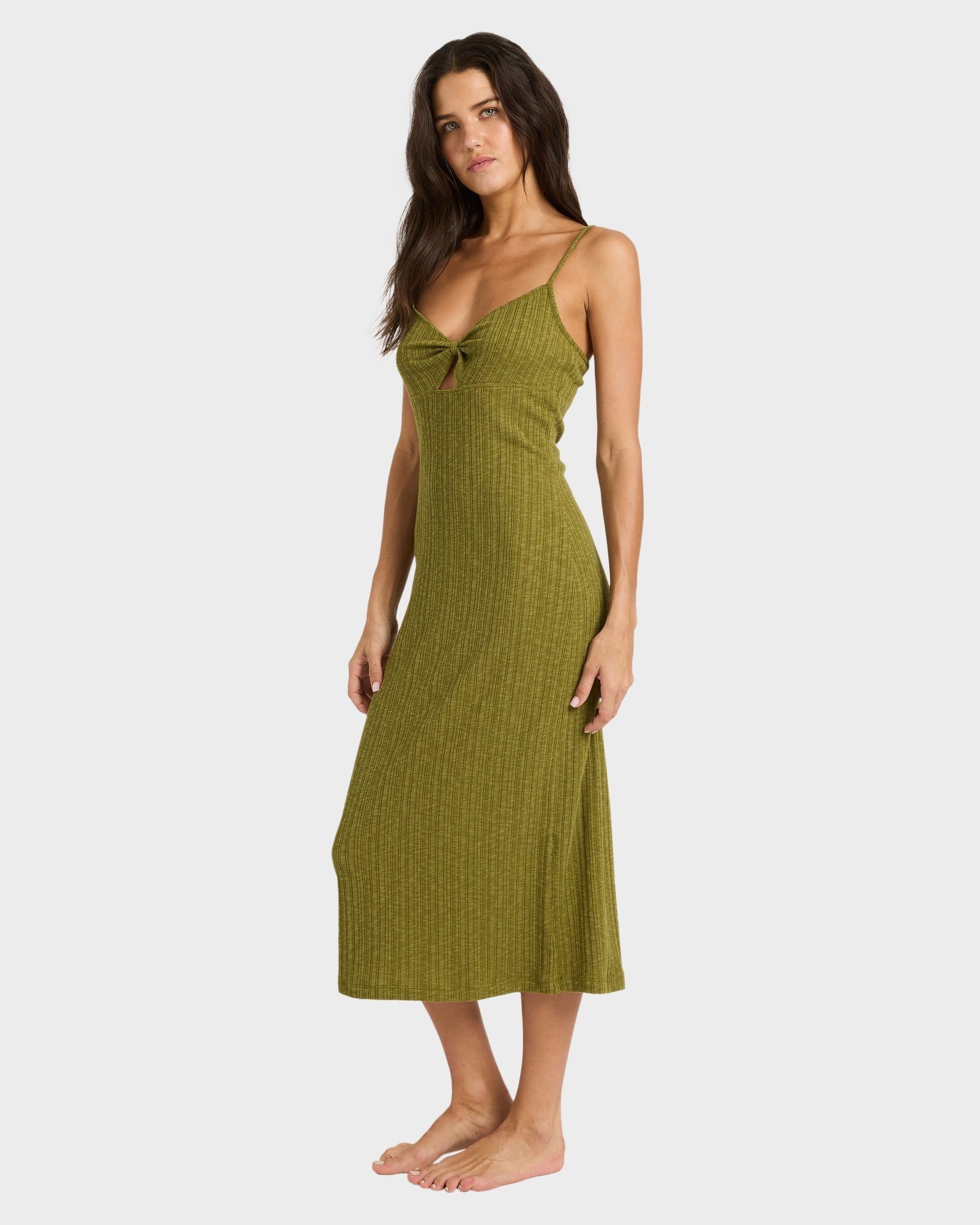 Womens Sweet Moves Knit Midi Dress