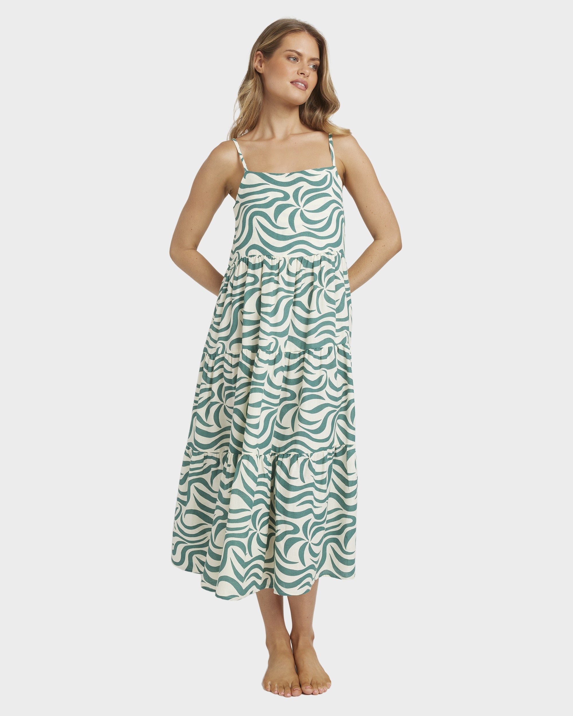 Womens All The Waves Maxi Dress