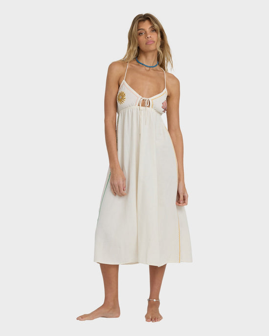 Womens Wave Haze Midi Dress