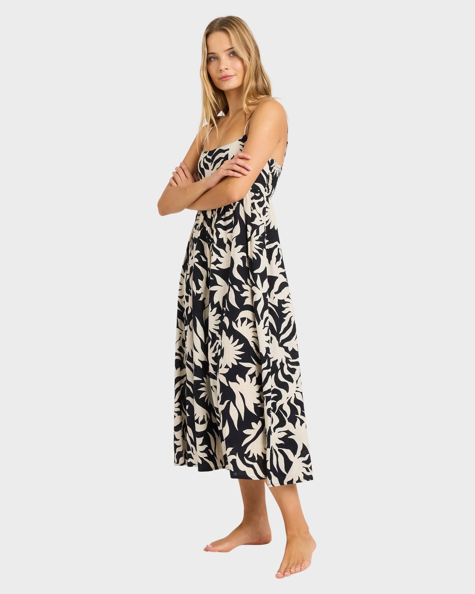 Womens By My Side Island Heat Midi Dress