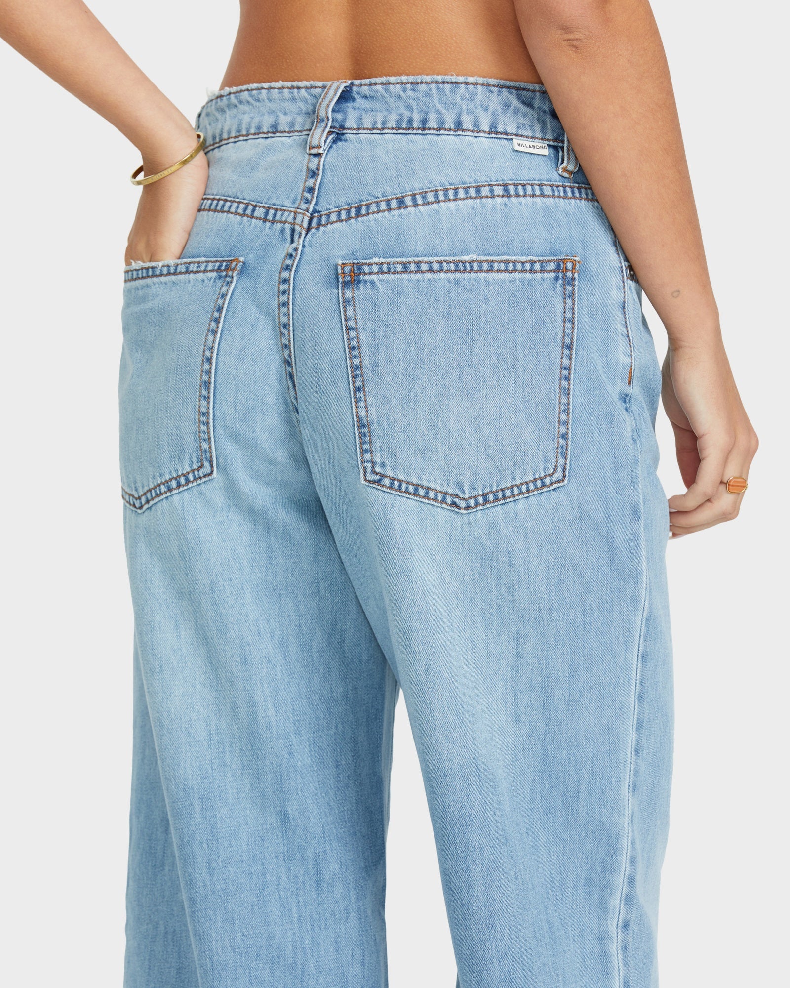 Womens Washed By The Sun Denim Jeans
