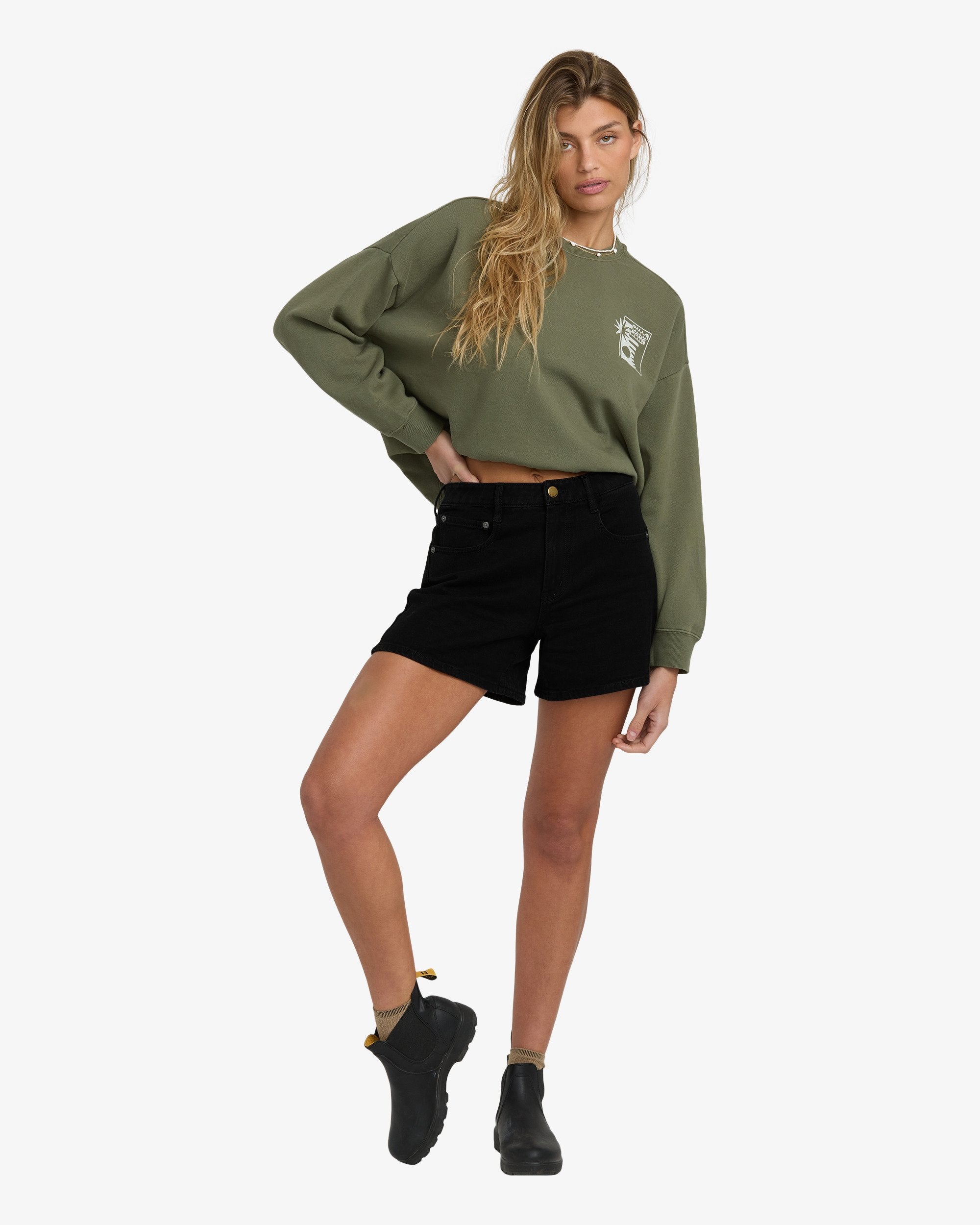 Womens Shifter Denim Shorts