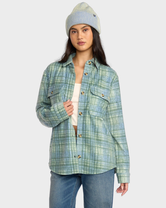 Womens Forge Fleece Long Sleeve Shirt