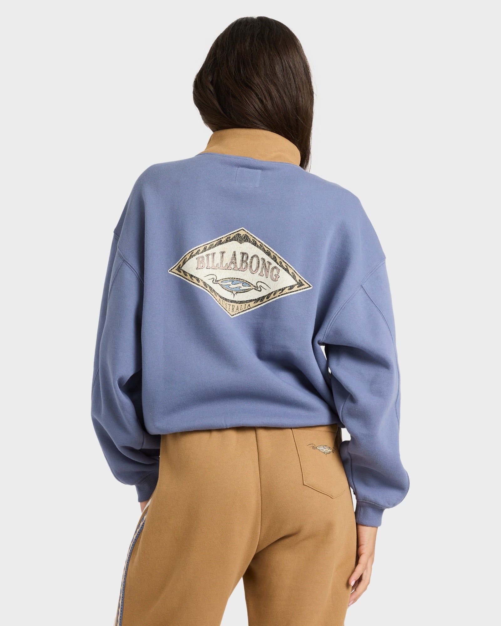 Womens Wave Break Half Zip Pullover