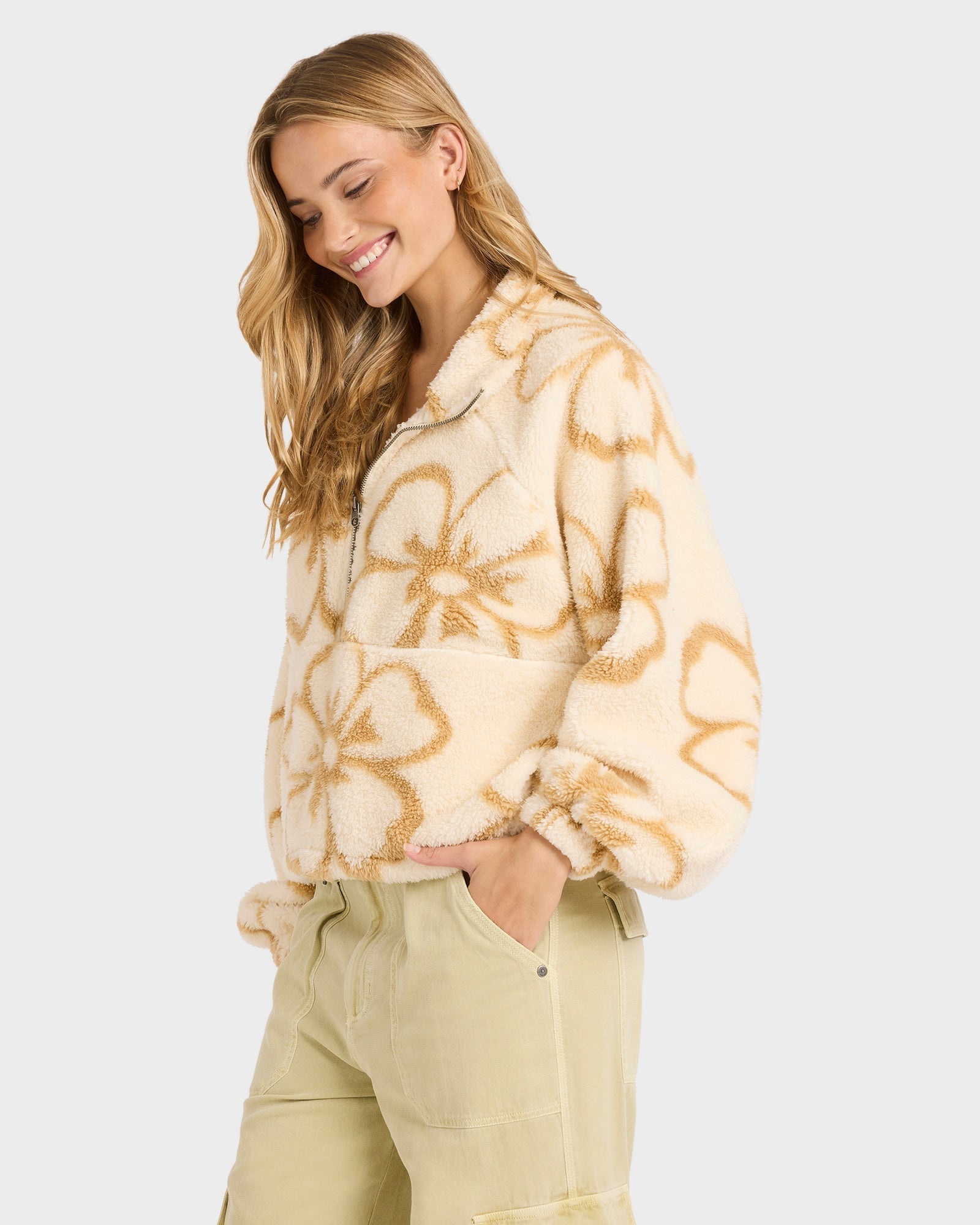 Womens Last Time Half Zip Pullover