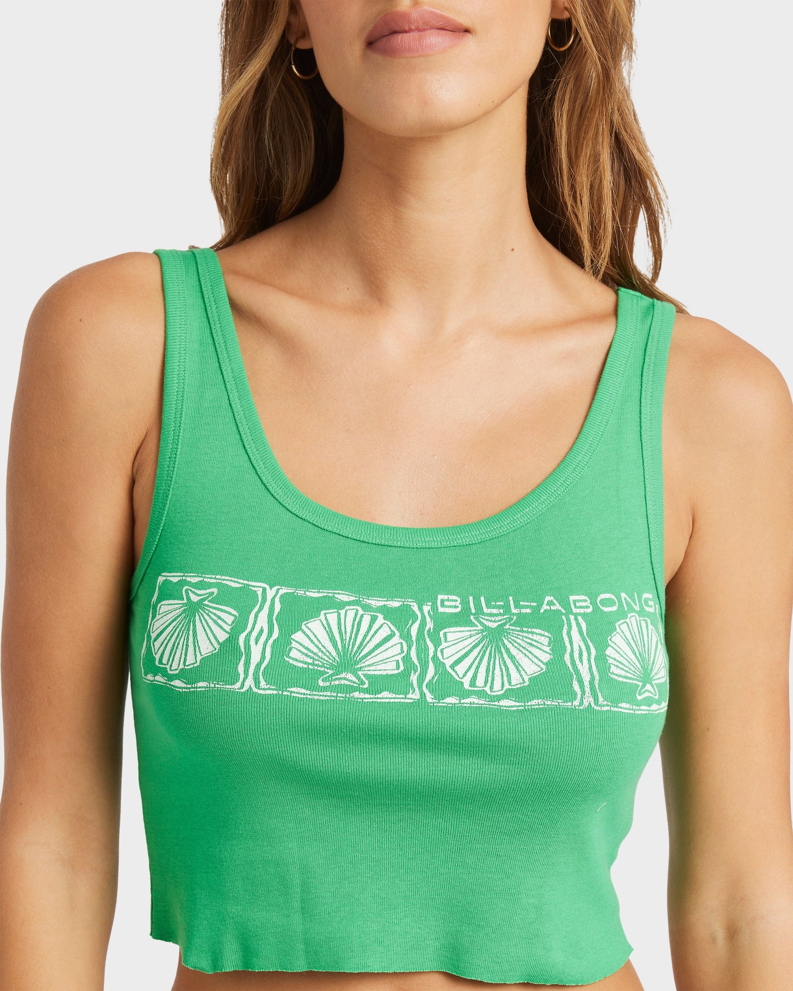 Womens Seashell Sunlight Tank Top