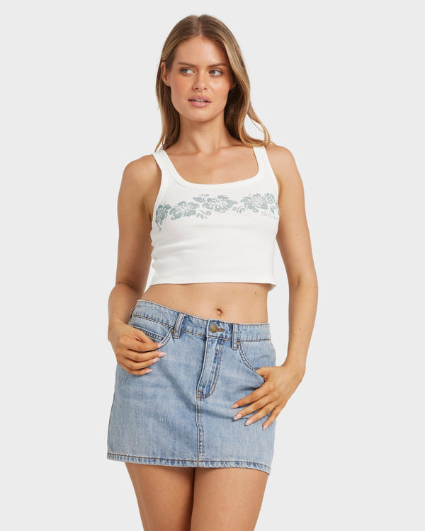 Womens Tropical Mixer Tank Top