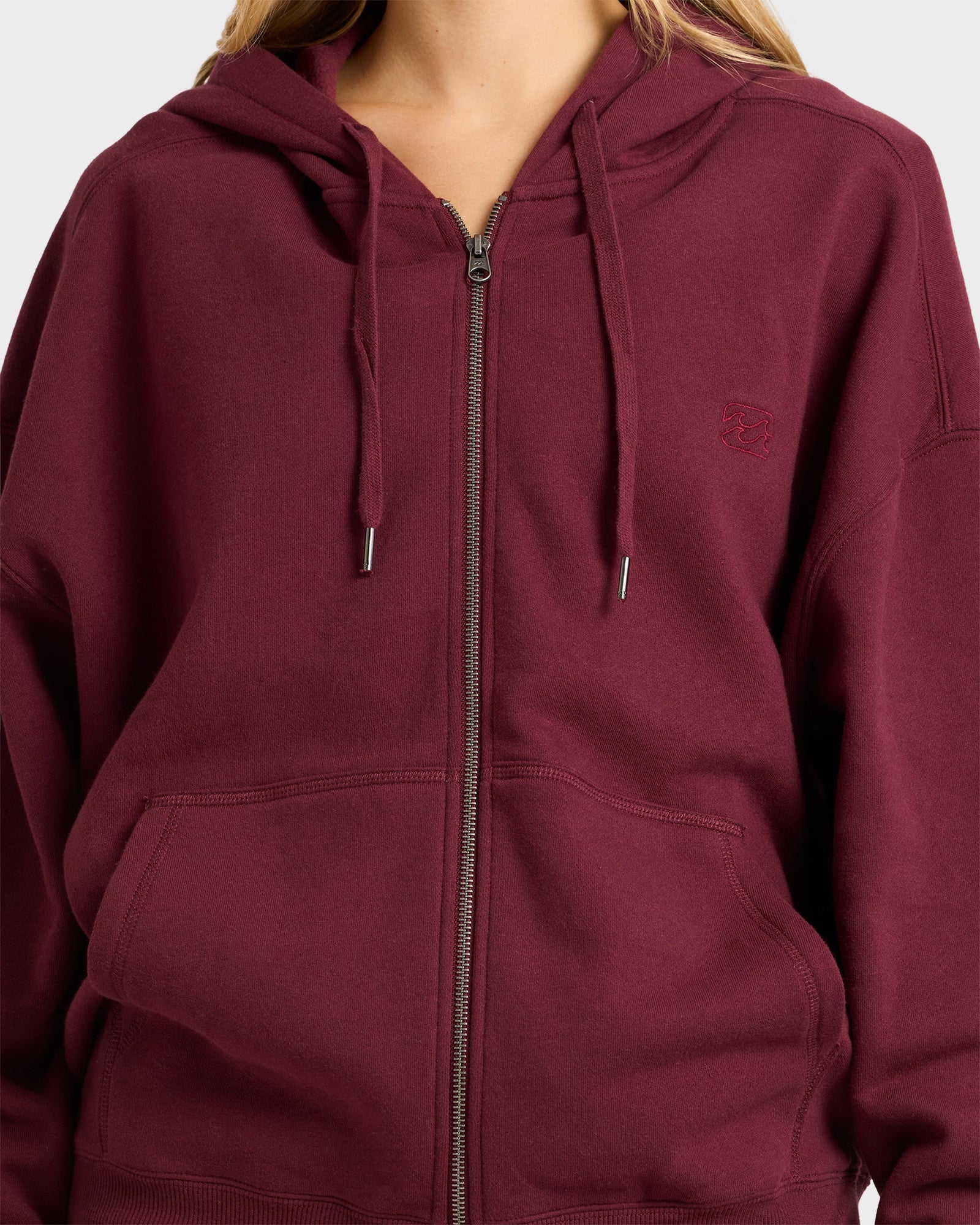 Womens Wave Essentials Zip Up Hoodie