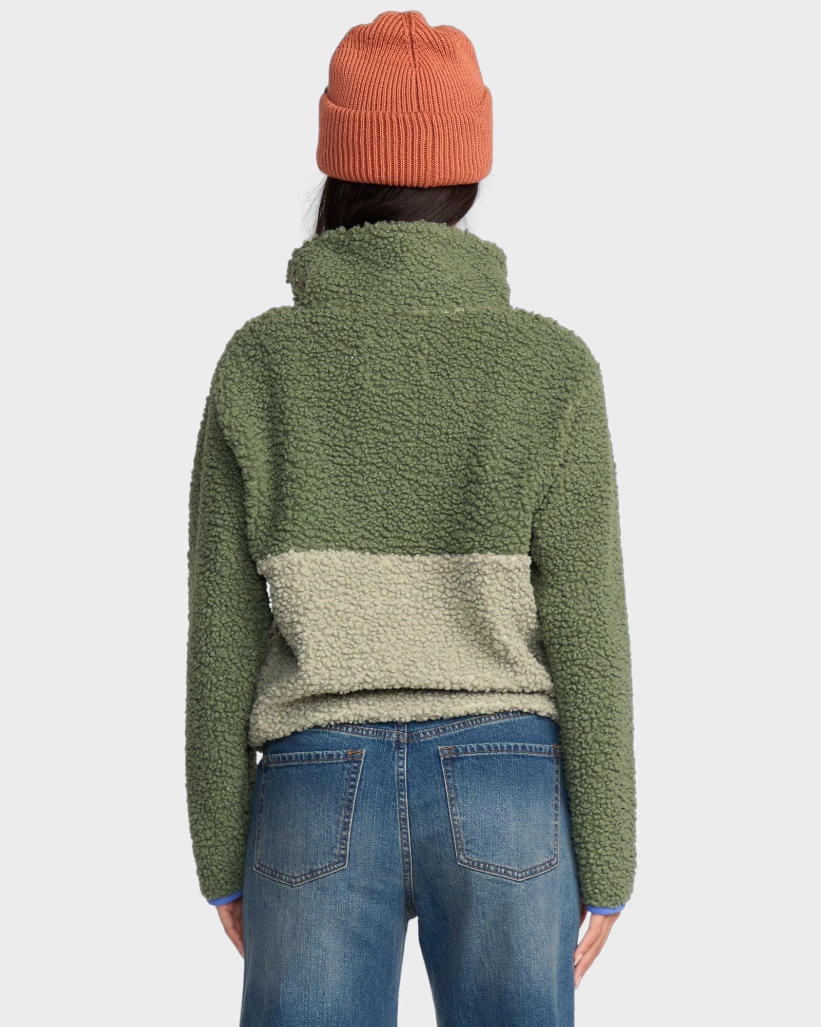 Womens Horizon Mock Neck Half Zip Pullover