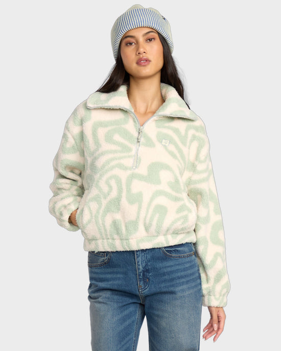 Womens Barra Half Zip Hoodie