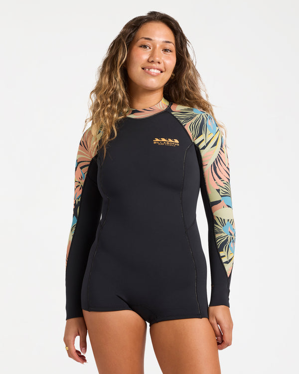 Womens 2/2mm Spring Fever Natural Long Sleeve Springsuit