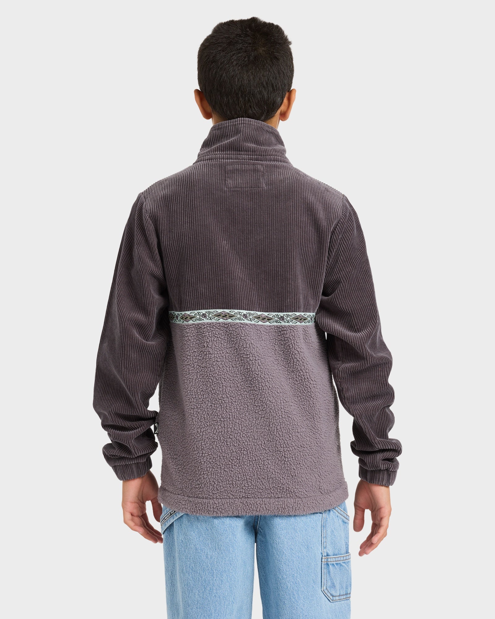 Boys 8-16 Space Lobster Half Zip Fleece Pullover