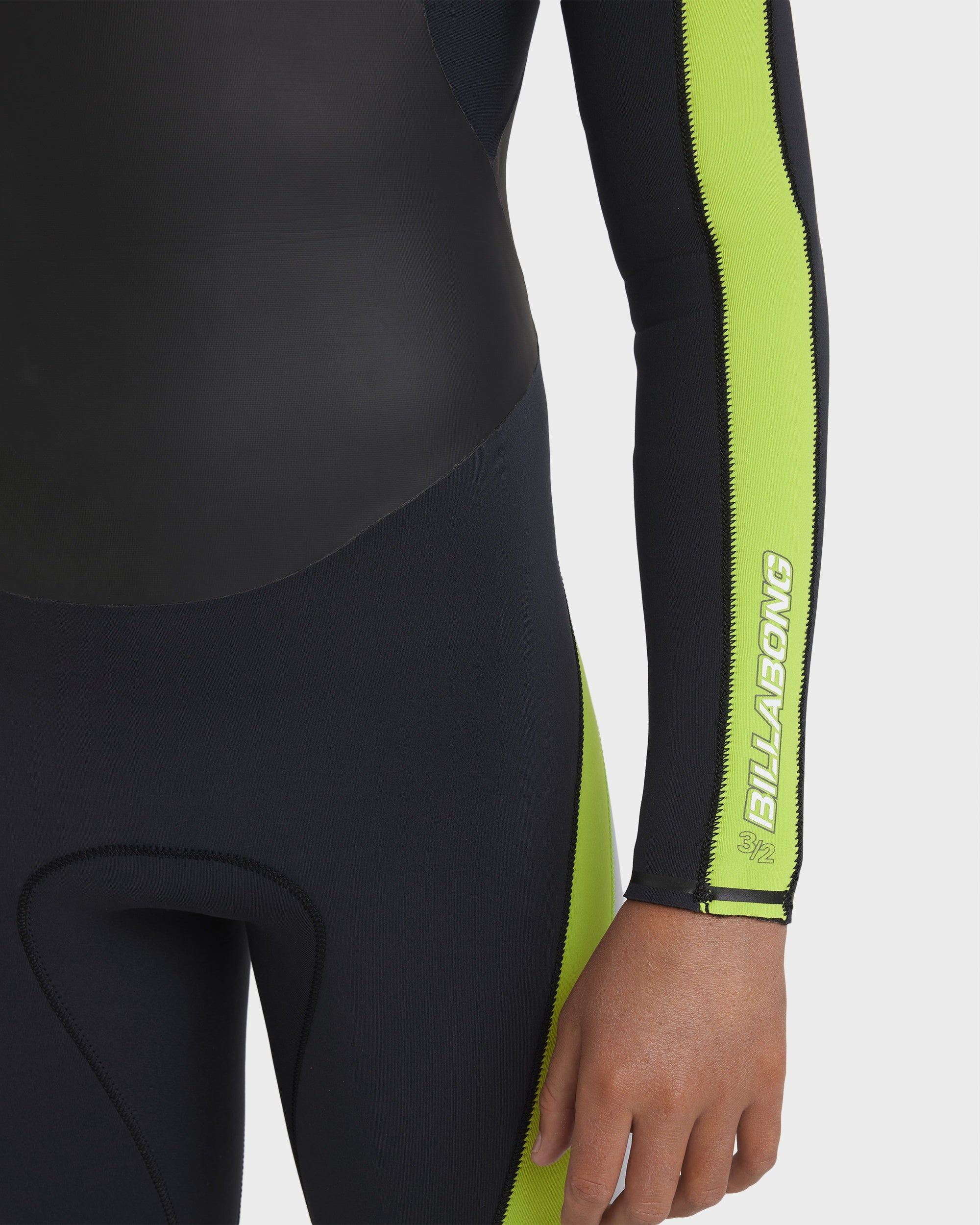 Boys 8-16 3/2mm Oscillator Chest Zip Steamer Wetsuit