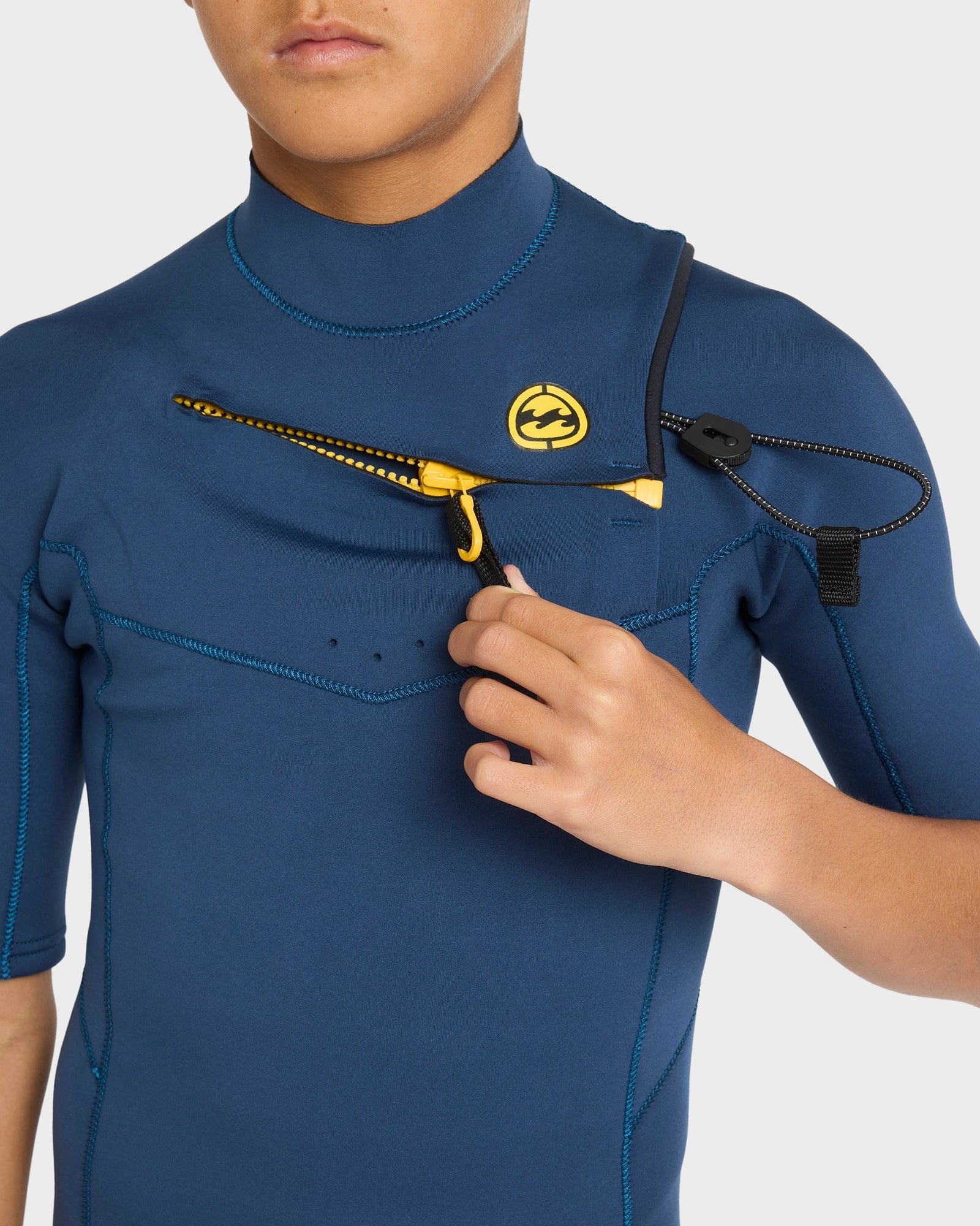 Boys 8-16 2/2mm Absolute Natural Chest Zip GBS Springsuit