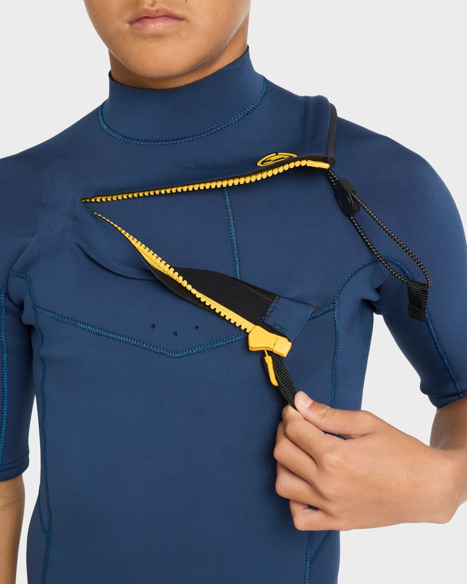 Boys 8-16 2/2mm Absolute Natural Chest Zip GBS Springsuit