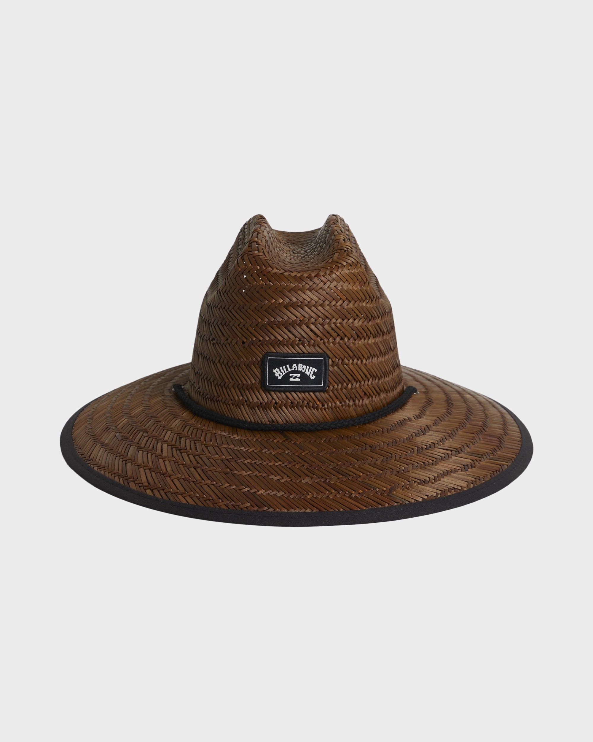 Mens Tides Print Straw Hat