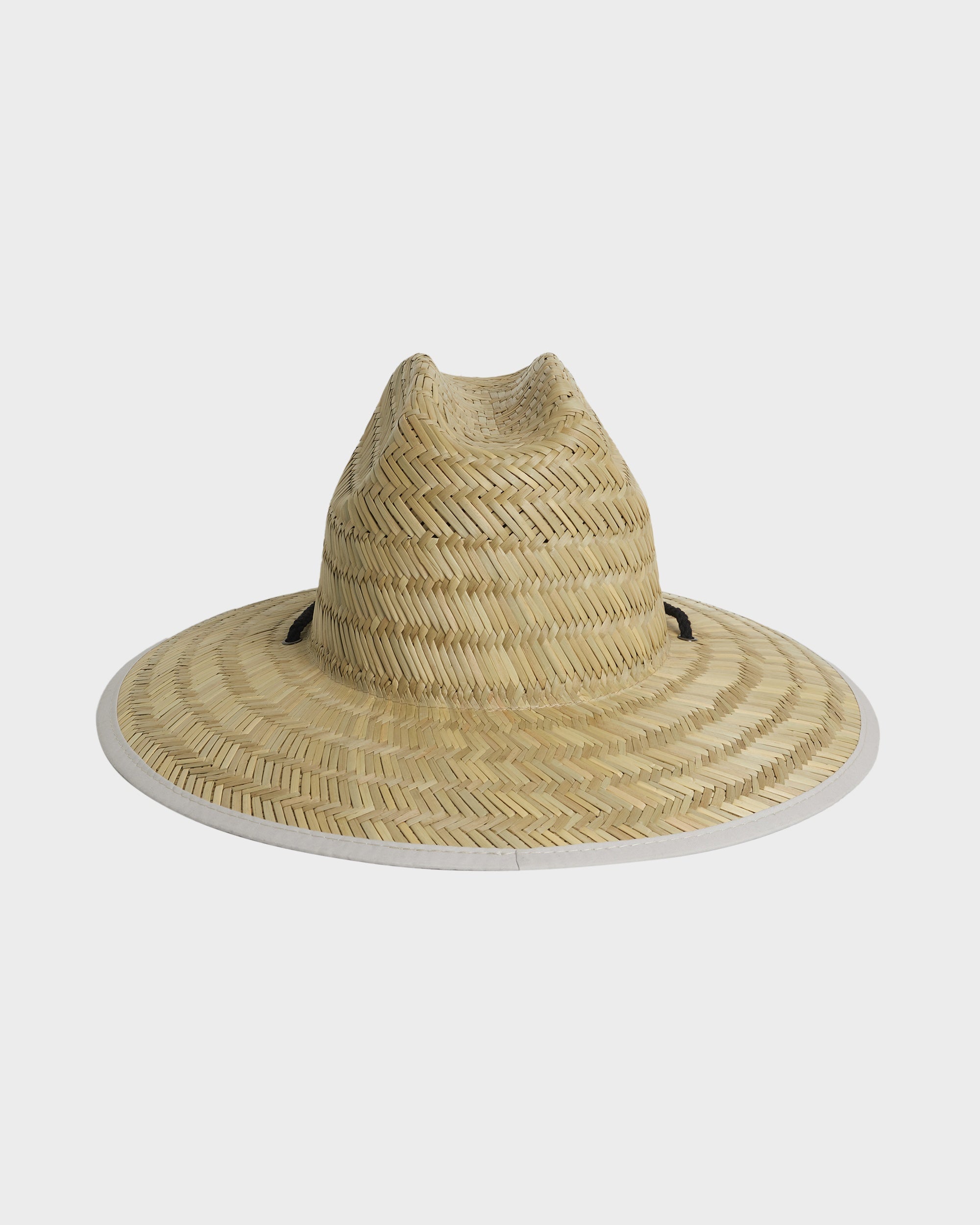 Mens Tides Print Straw Hat