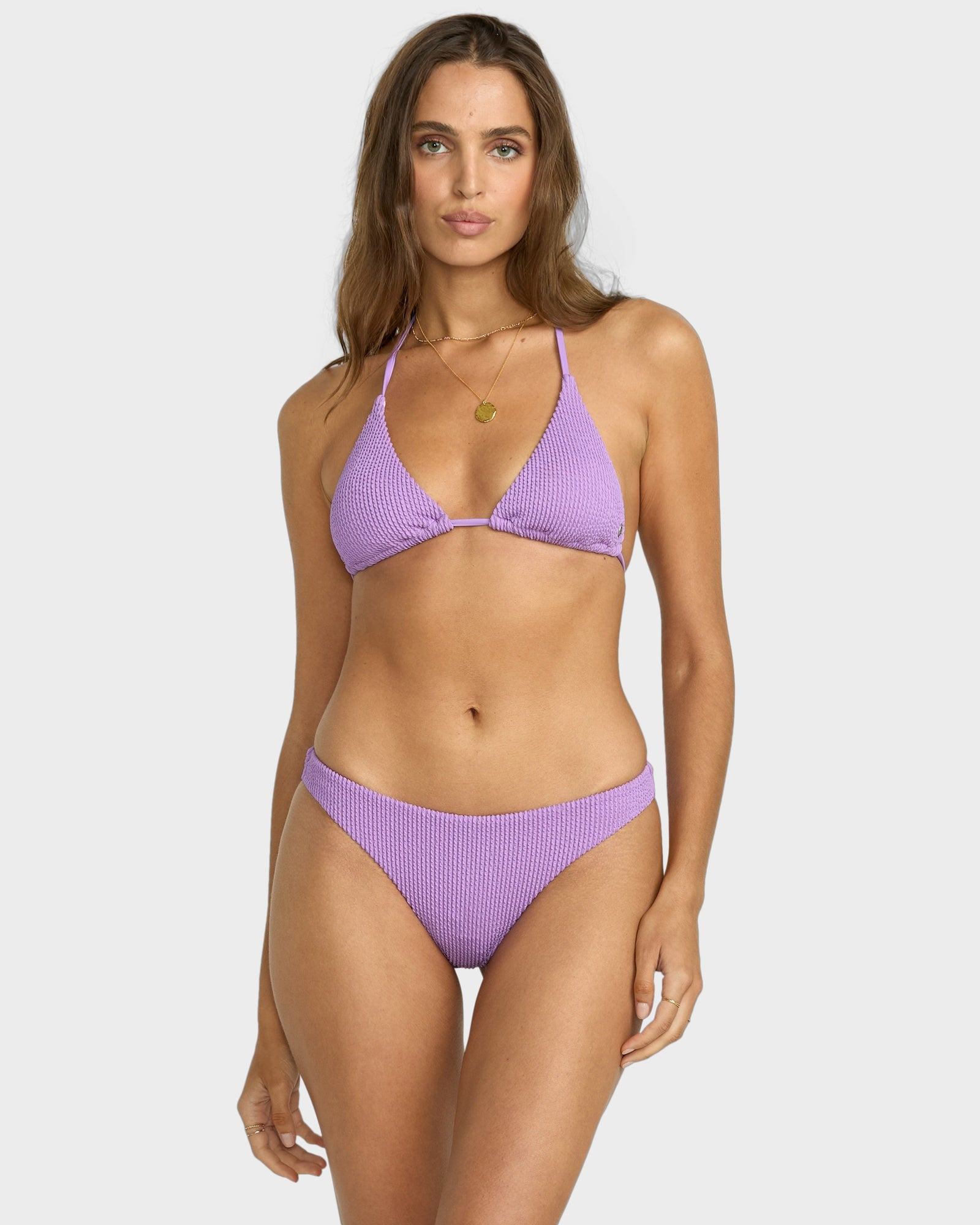 Womens Summer High Multi Triangle Bikini Top