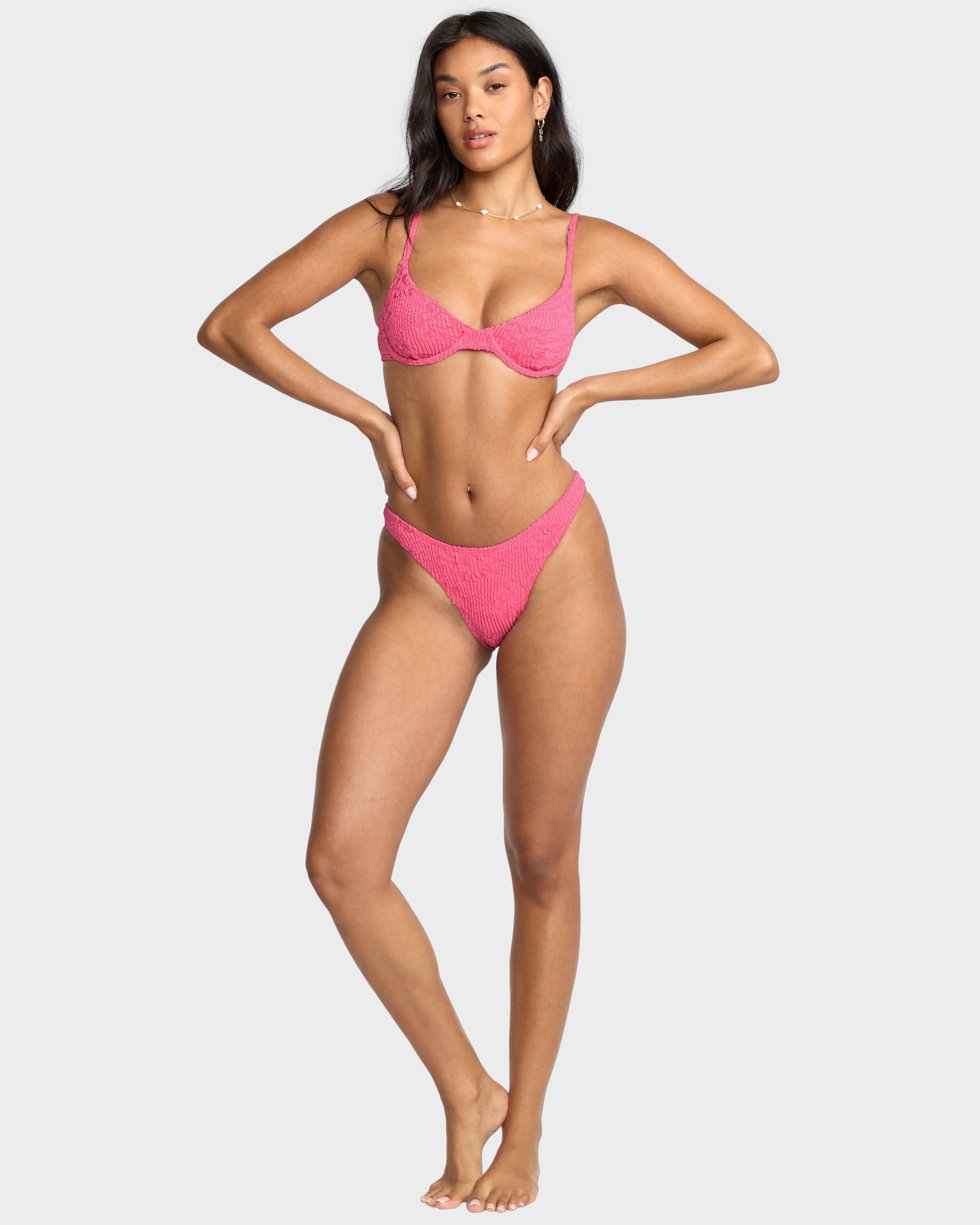 Womens We're Wild Demi Underwire Bikini Top